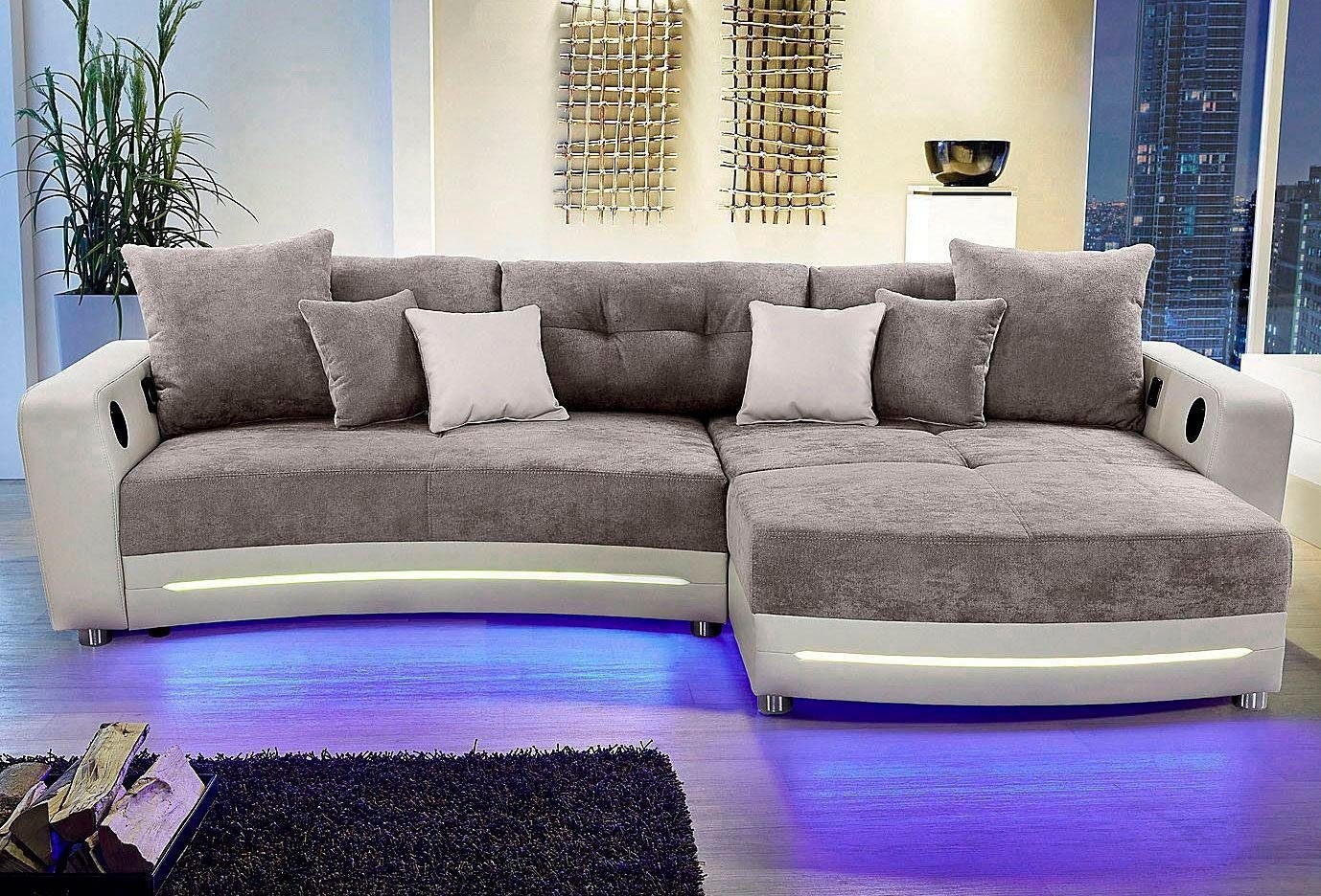 Jockenhöfer Gruppe Ecksofa »Laredo«, kaufen bequem Bluetooth-Soundsystem inklusive RGB-LED-Beleuchtung und