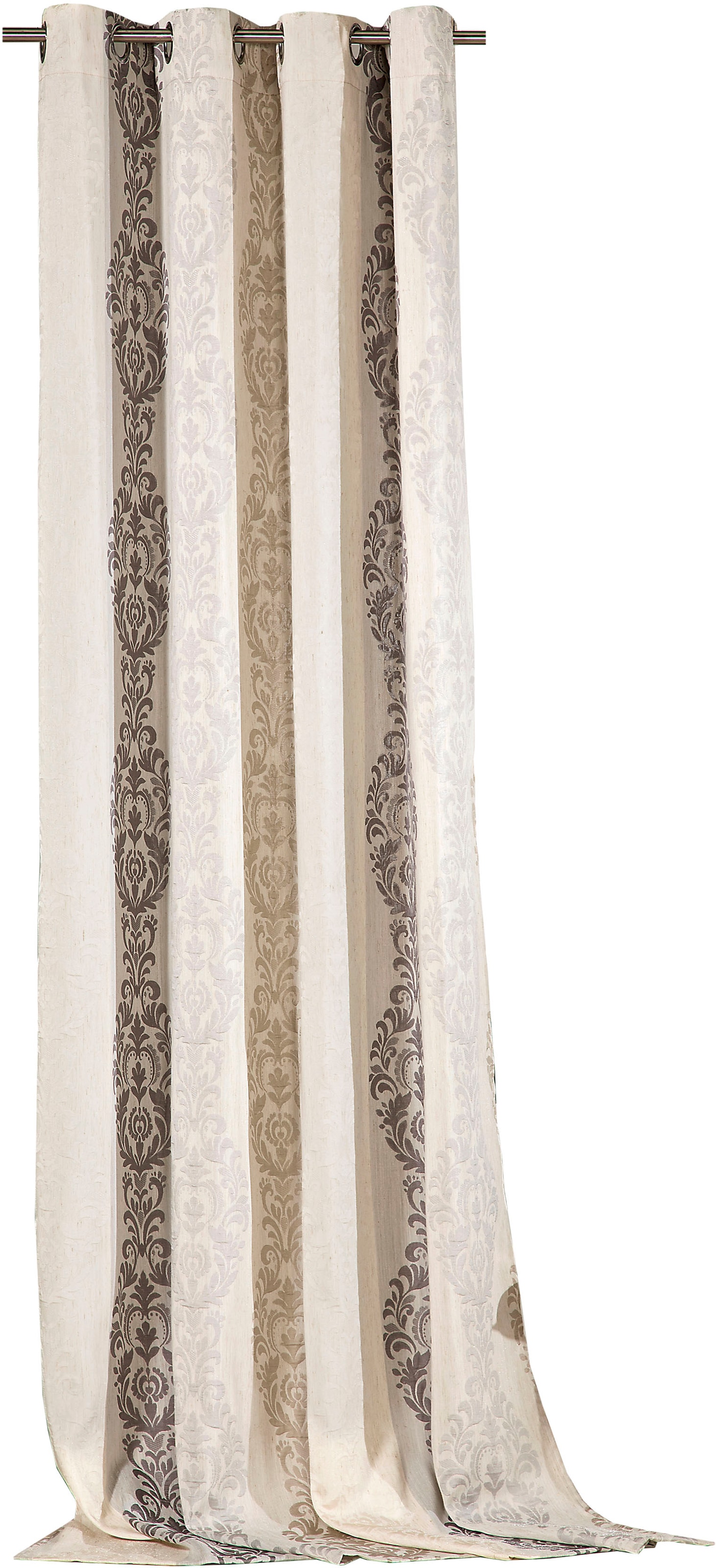 Image of Weckbrodt Vorhang "Barock" Ösen 1 Stk. tlg. Jacquard,blickdicht,abdunkelnd,beidseitig schöne Optik, Gardine, Store
