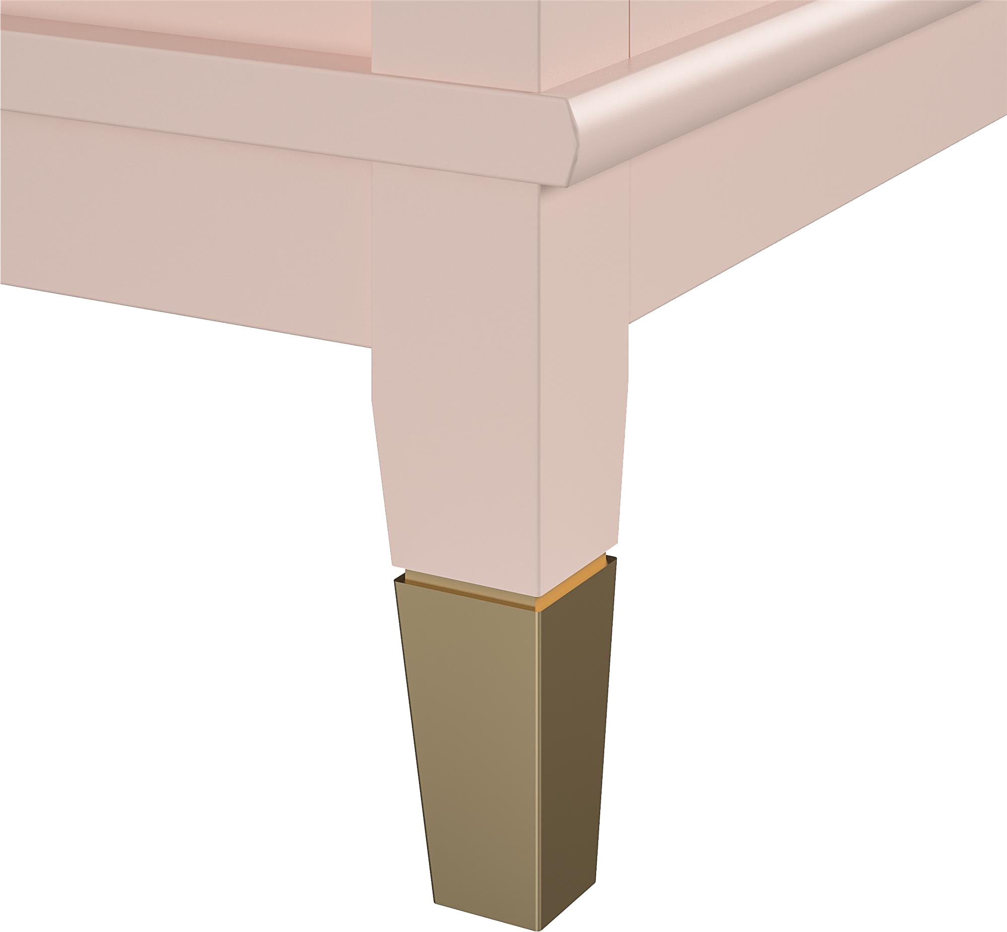 GOODproduct Commode »Westerleigh« mit 6 Schubladen, MDF, Beine aus Massivholz, Höhe 85 cm, Breite 145 cm