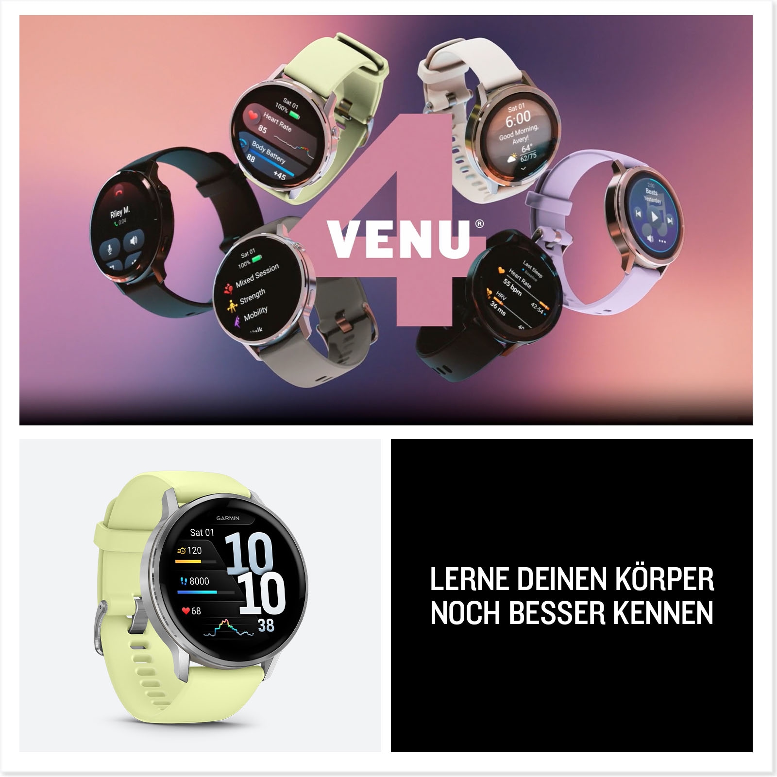 Garmin Smartwatch »Venu 4«(45/ 1,4 ″) Garmin