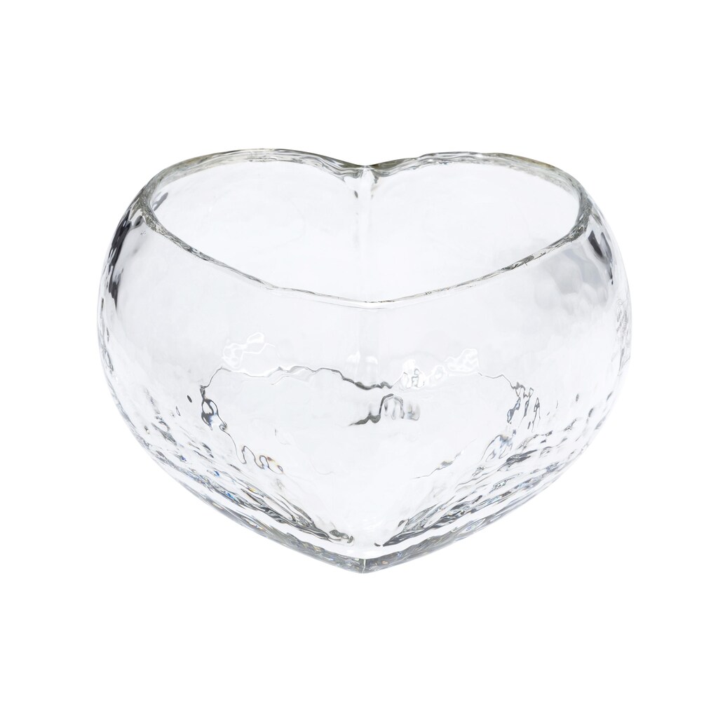Glasi Hergiswil Schale »Herz Romantica klein, 19.5 cm, Glasi Hergiswil«, aus Glas