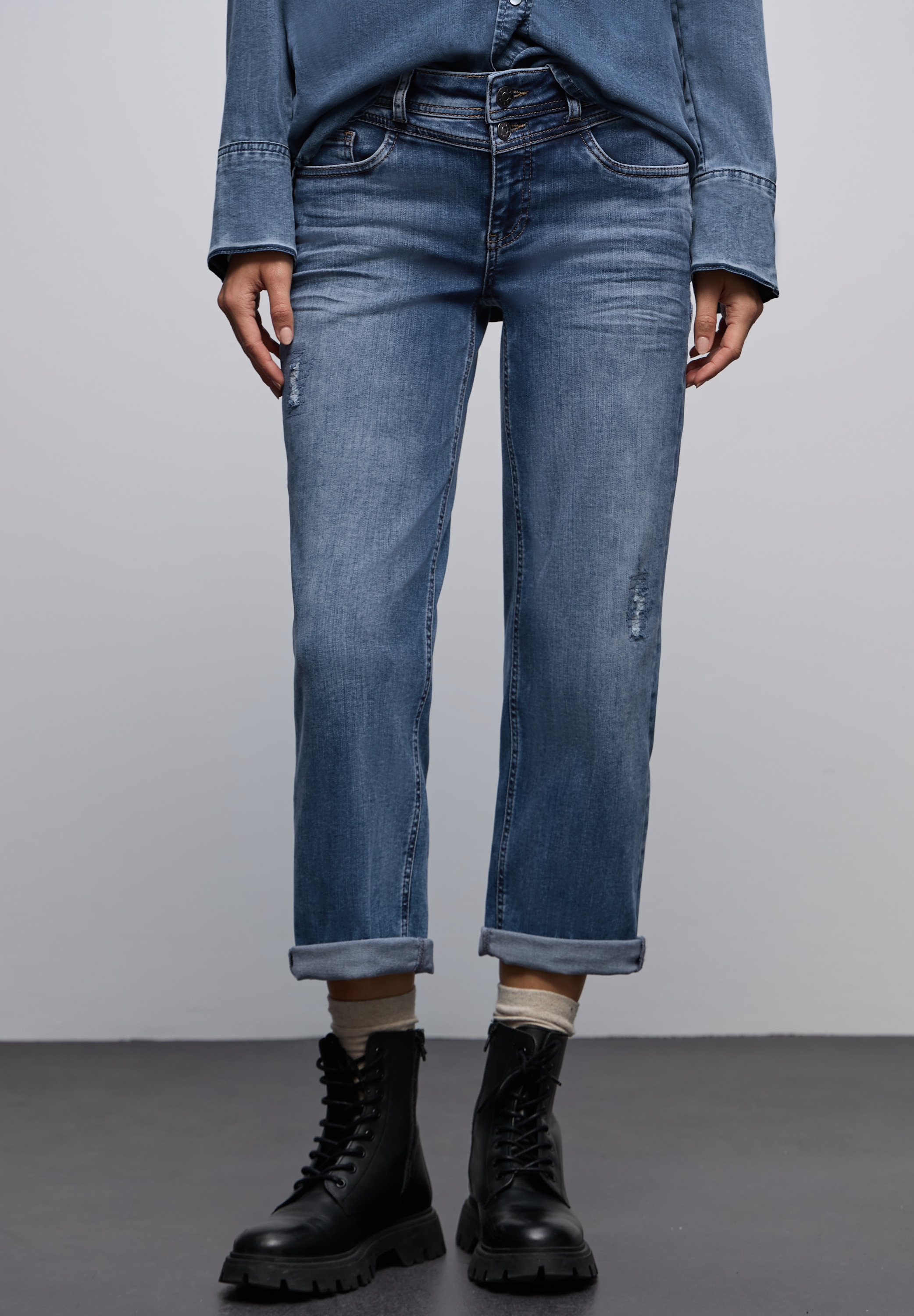 Image of STREET ONE Straight-Jeans "Style STRAIGHT LEG"