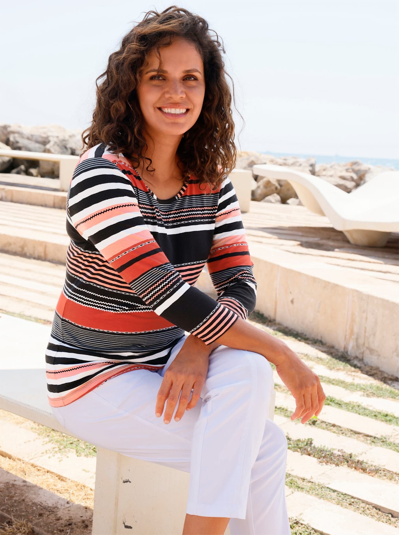 Casual Looks Rundhalsshirt "Shirt" 1 tlg.