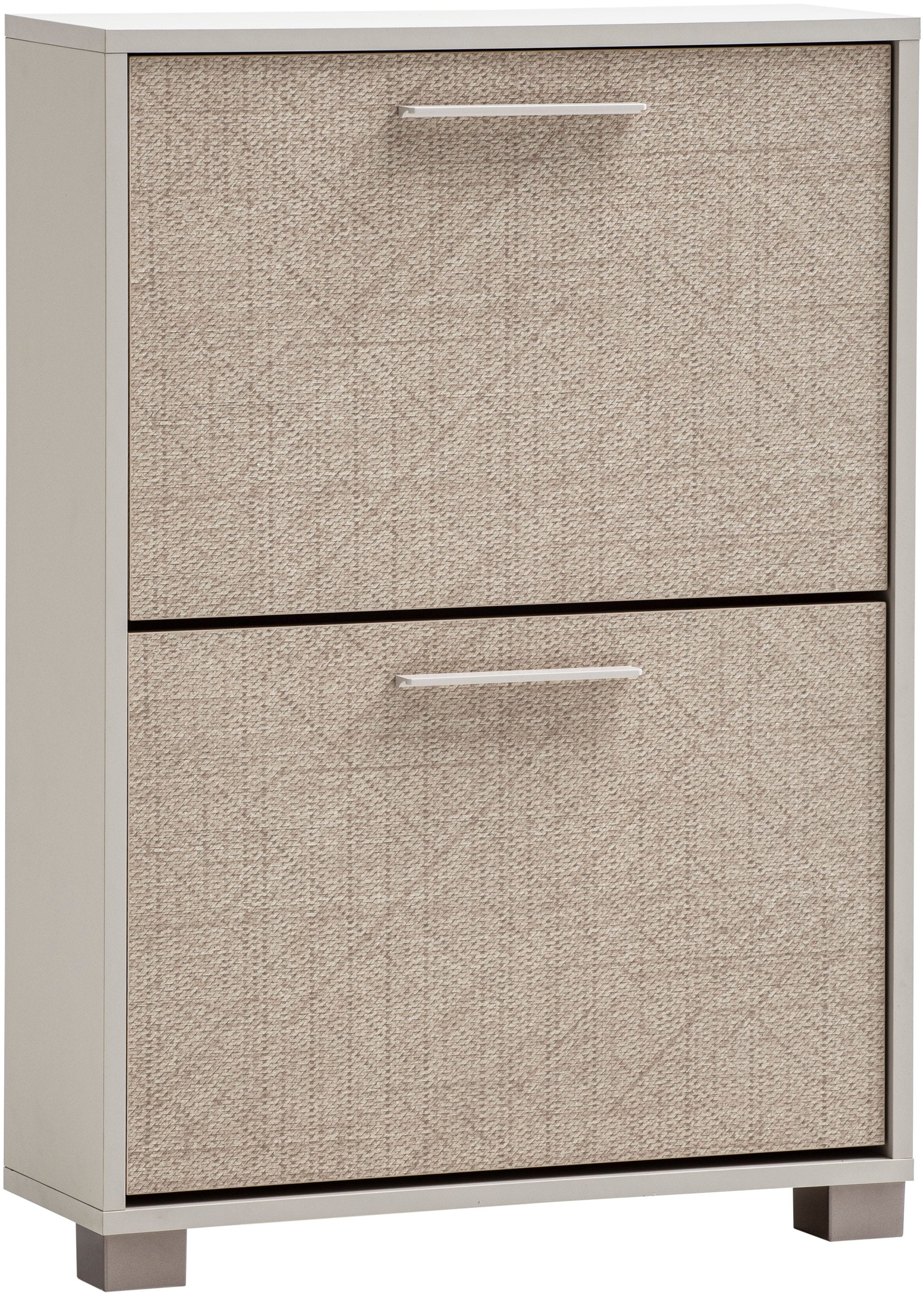 Image of Schildmeyer Schuhschrank "Edno Schuhschrank, Breite 59 cm" 1 Stk. tlg. Fronten in Canasta-Dekor mit Korbgeflecht-Design, Platz für 6 Paar