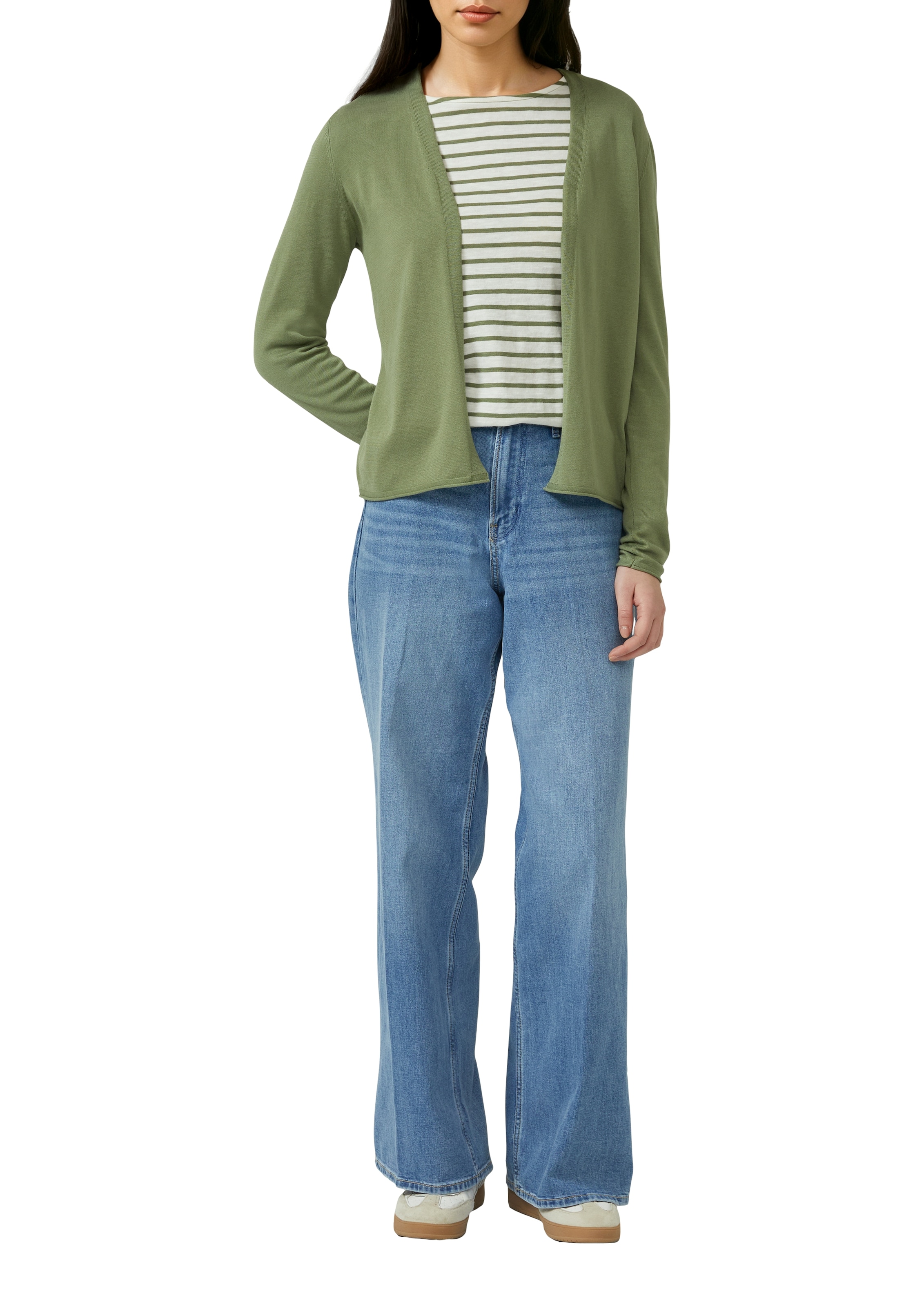 s.Oliver Cardigan ohne Verschluss und mit V-Ausschnitt