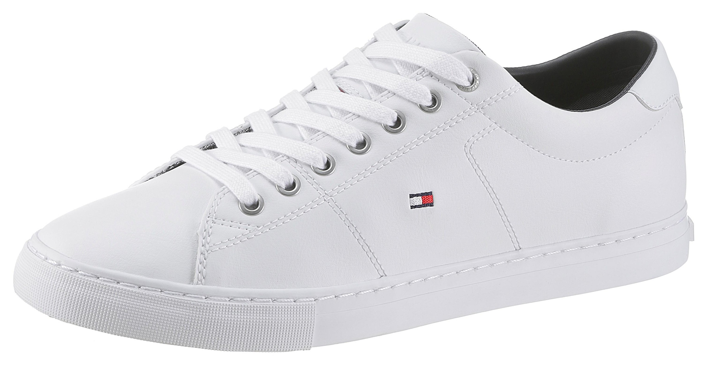 Sneaker »ESSENTIAL LEATHER SNEAKER«, Freizeitschuh, Halbschuh, Schnürschuh