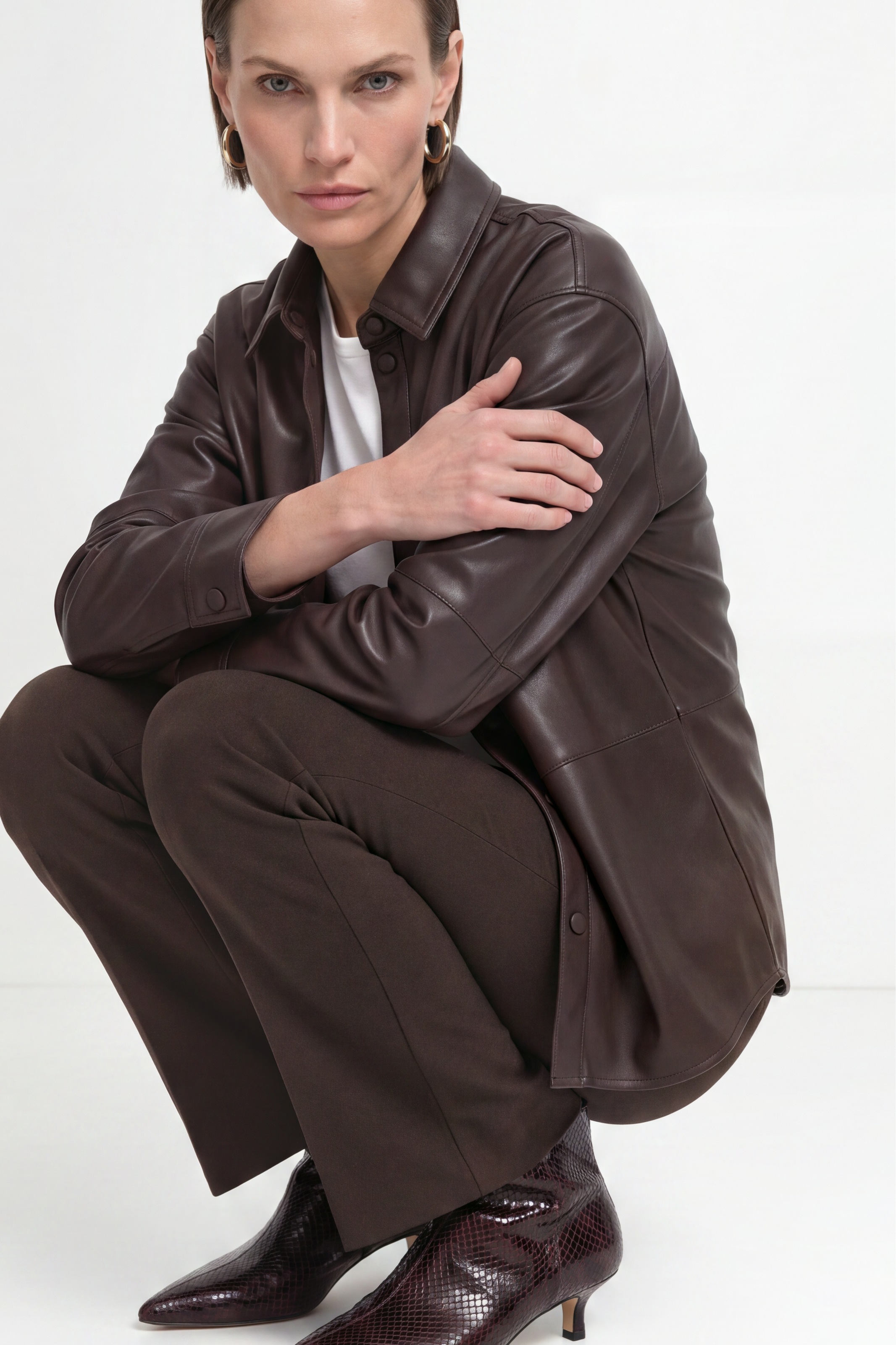 RICHROYAL Blusenjacke ohne Kapuze Regular fit mit Hemdkragen