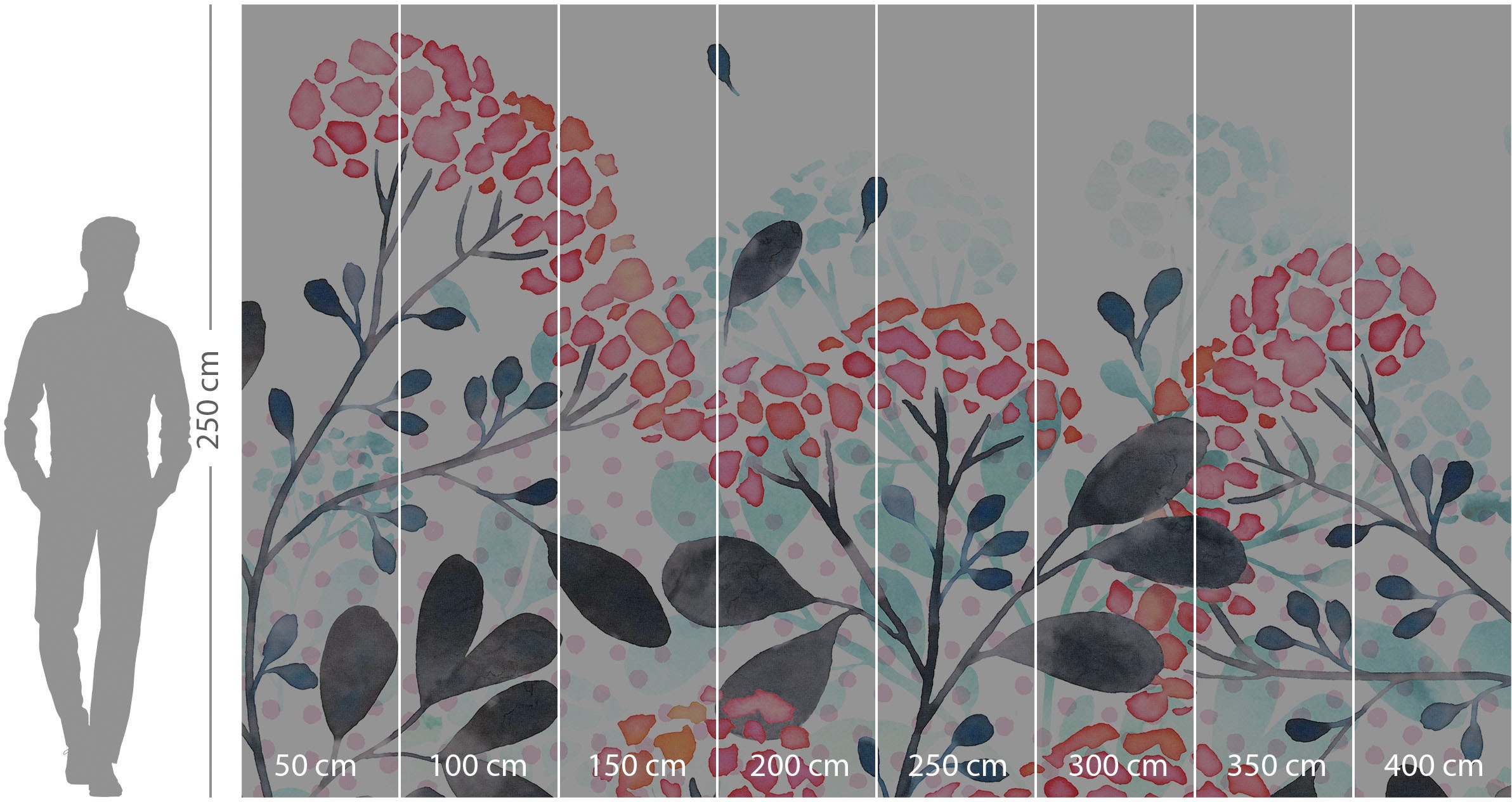 Komar Vliestapete »Digitaldruck Vlies -  Summer Breath - Grösse 400 x 250 cm« bedruckt glatt Wohnzimmer, Schlafzimmer
