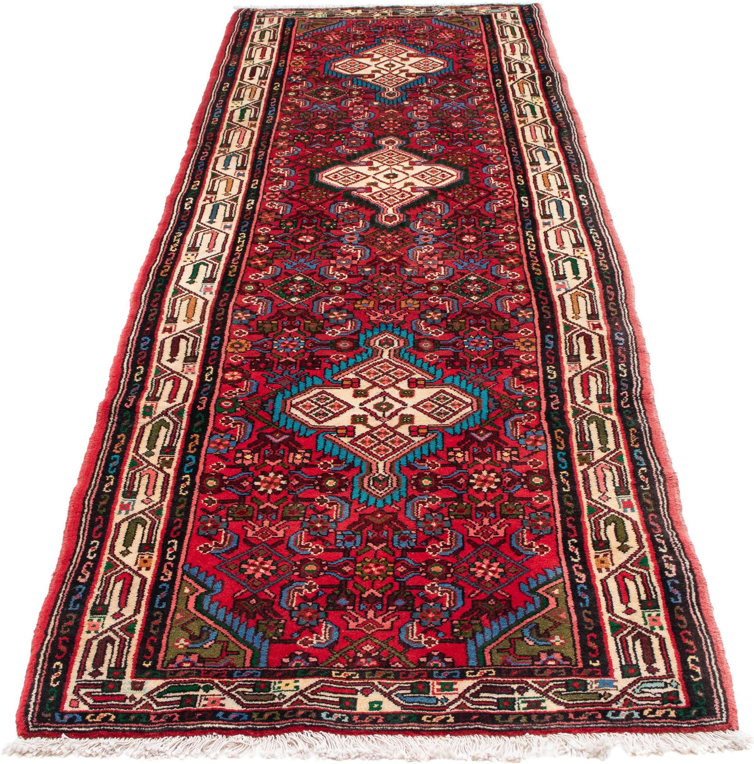 Image of morgenland Orientteppich »Perser - Nomadic - 290 x 80 cm - dunkelrot«, rechteckig, 10 mm Höhe, Wohnzimmer, Handgeknüpft, Einzelstück mit Zertifikat bei Ackermann Versand Schweiz