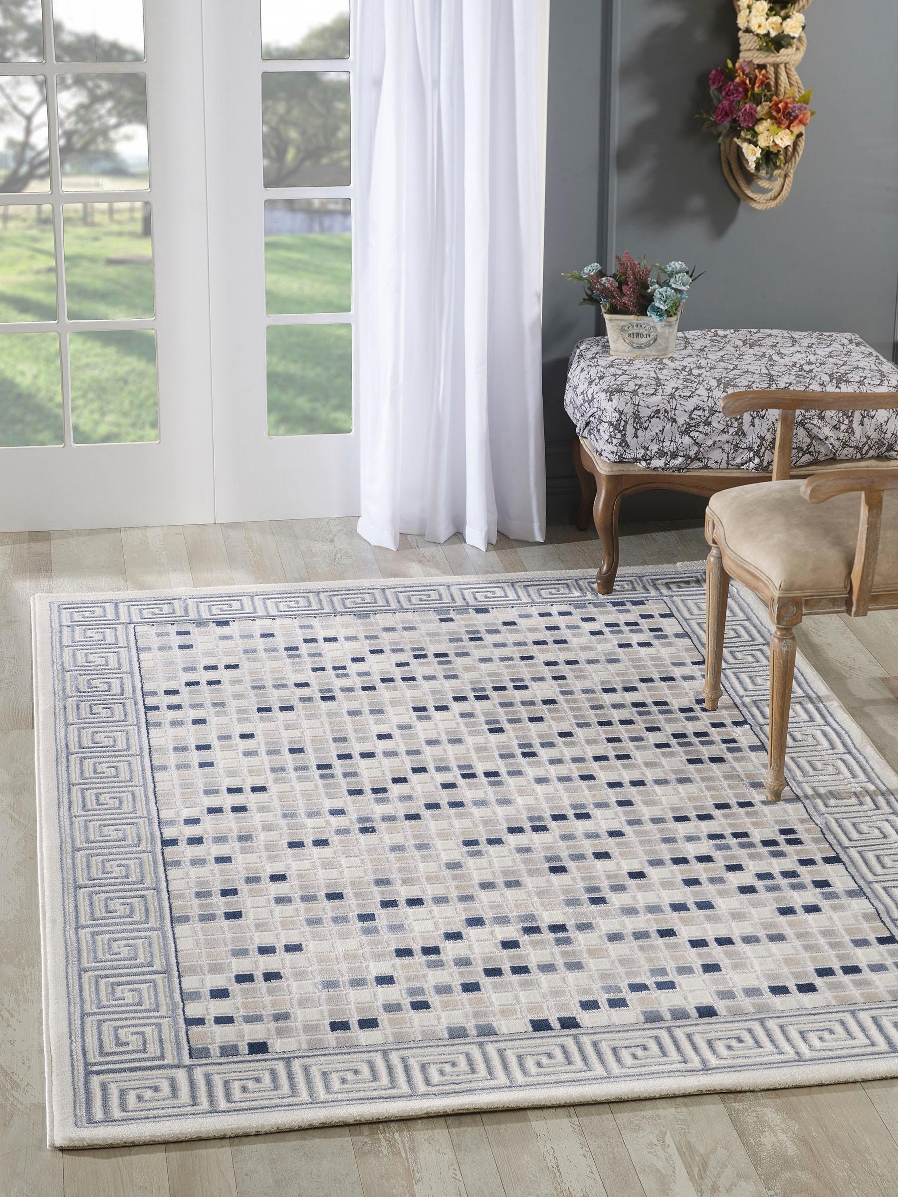Image of Sanat Teppich "Harmony 3207, auch als Läufer" rechteckig 12 mm Höhe Wohnzimmer, Kurzflor, modern, Karo, Schlafzimmer