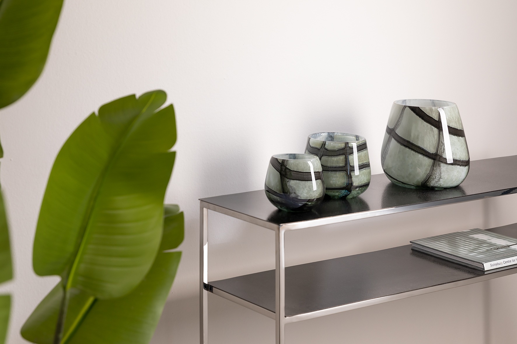 Fink Tischvase "MARLY" Dekovase, Blumenvase, Windlicht, Vase aus Glas
