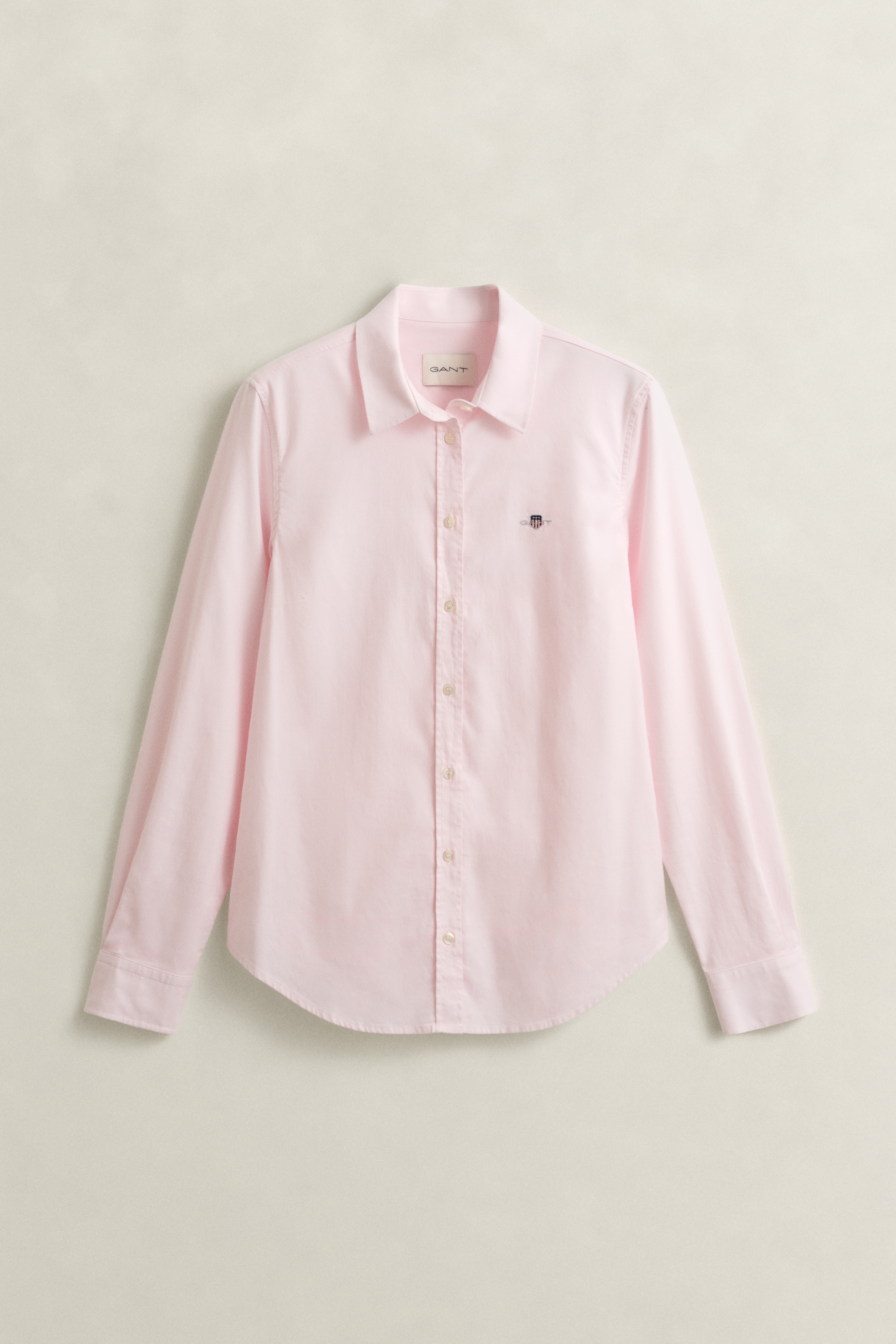 Gant Langarmbluse »New Slim Stretch Oxford Blouse« für bequemen Sitz u. Bewegungsfreiheit, New Slim Stretch, bügelfrei