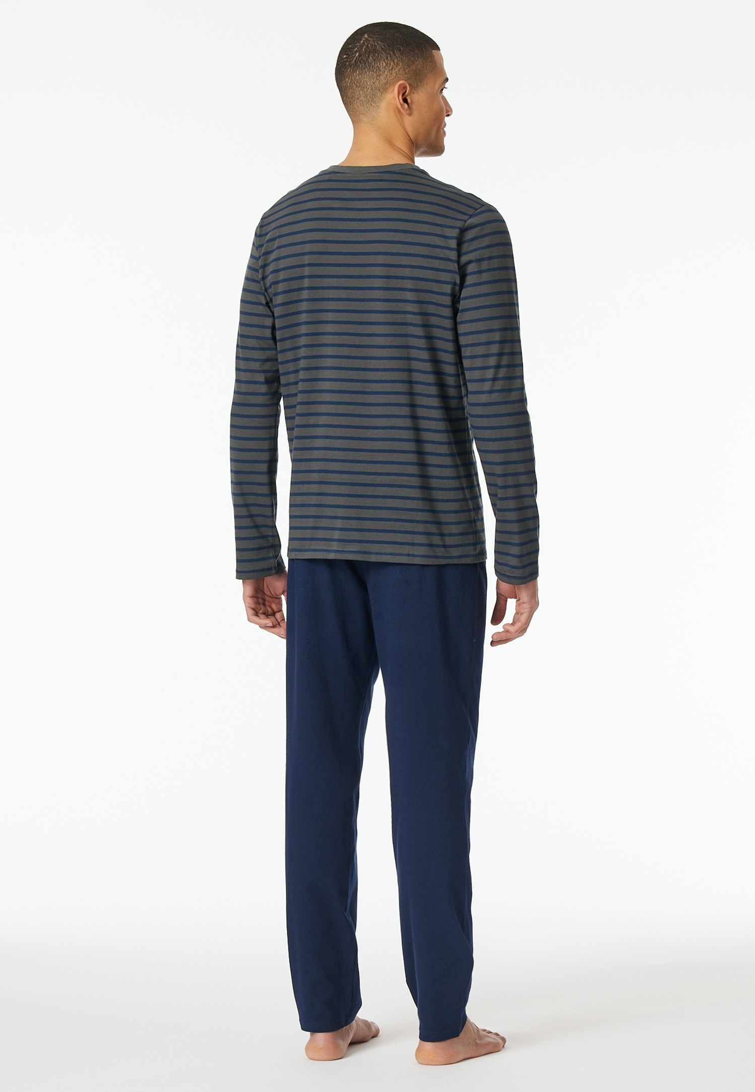 Schiesser Schlafanzug »"Casual Essentials"«, (2 tlg.), mit Streifen