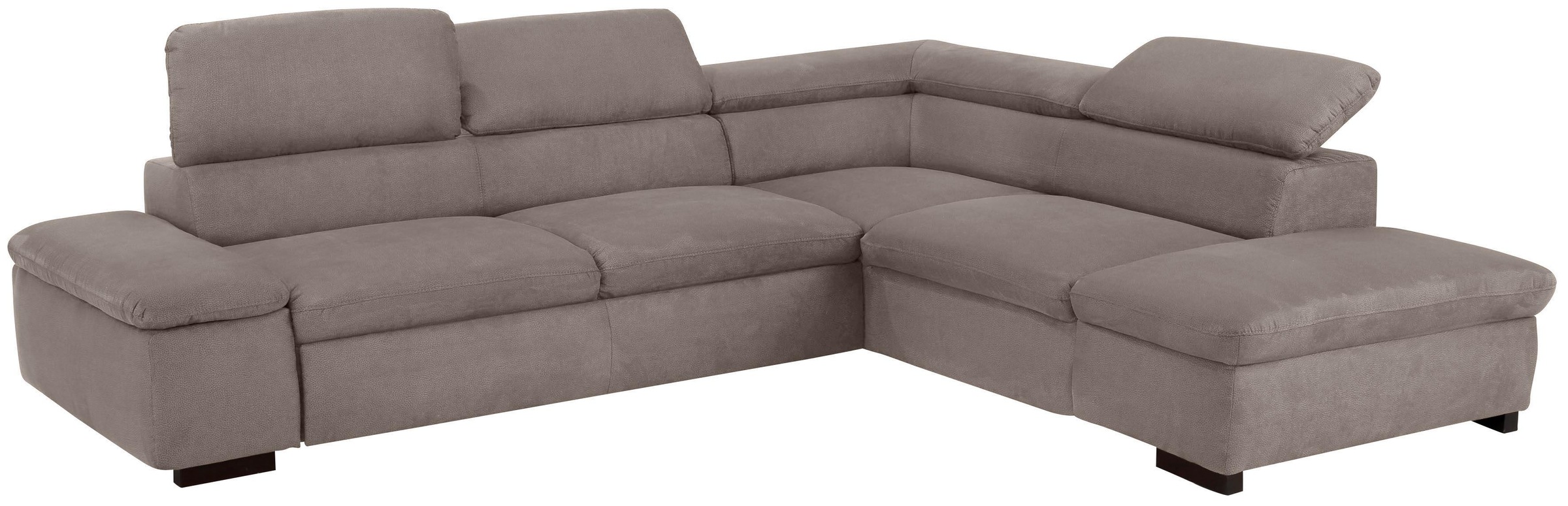 Home affaire Ecksofa »Alberto L-Form«, mit Kopfteilverstellung, wahlweise mit Bettfunktion