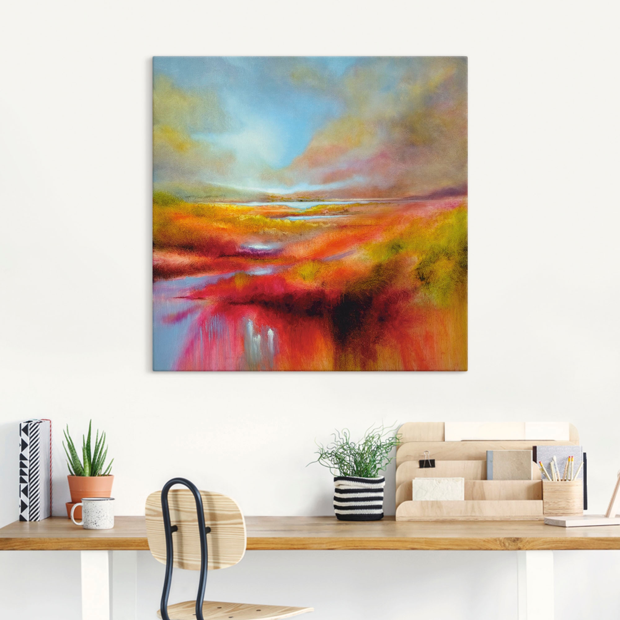 Artland Wandbild »Ein perfekter Tag«, Berge, (1 St.), als Alubild, Leinwandbild, Wandaufkleber oder Poster in versch. Grössen