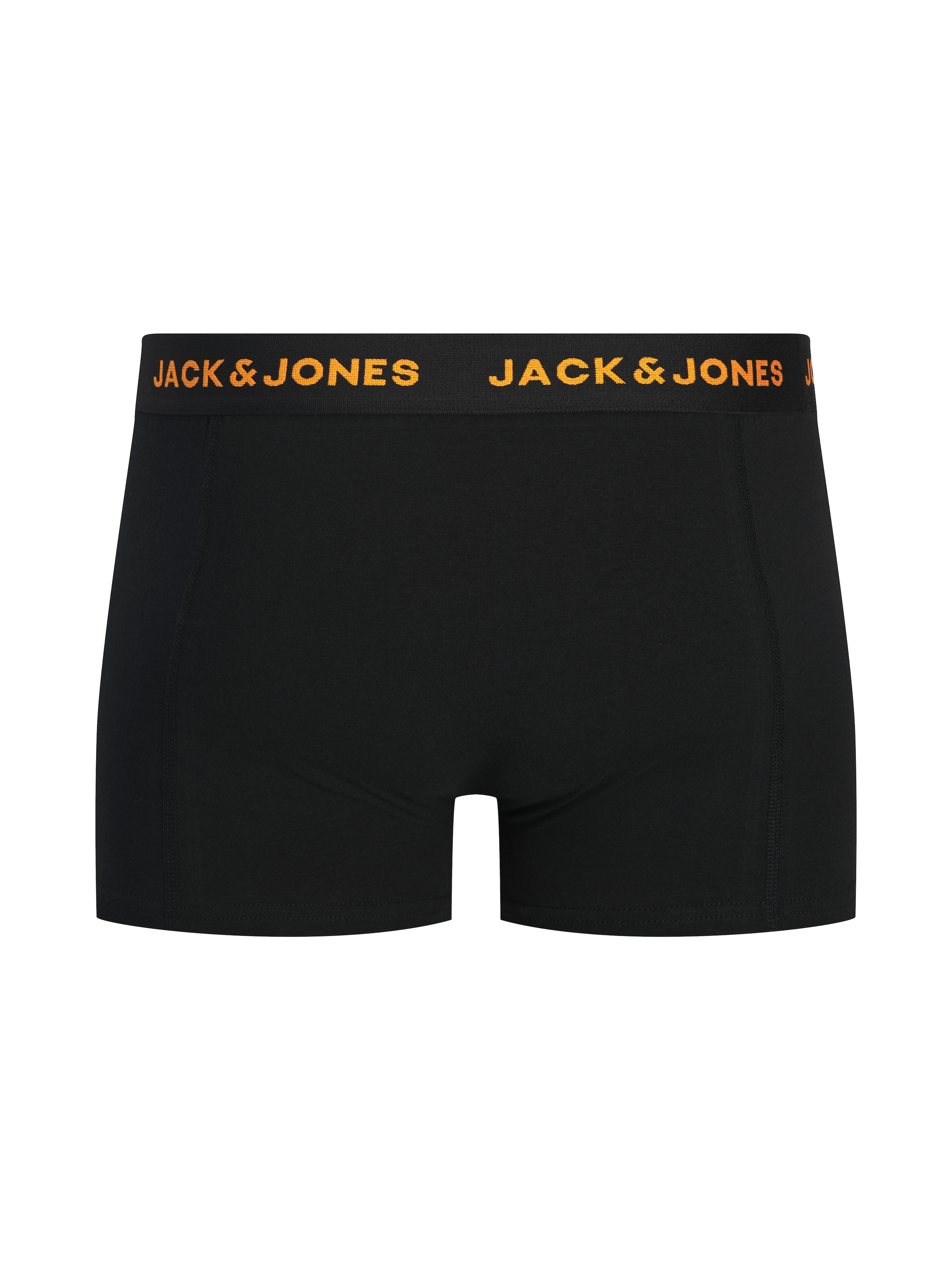 Jack & Jones Tronc »JACLAD SOLID TRUNKS 5 PACK« Paquet, 5 cuis mélange de coton, ceinture élastique
