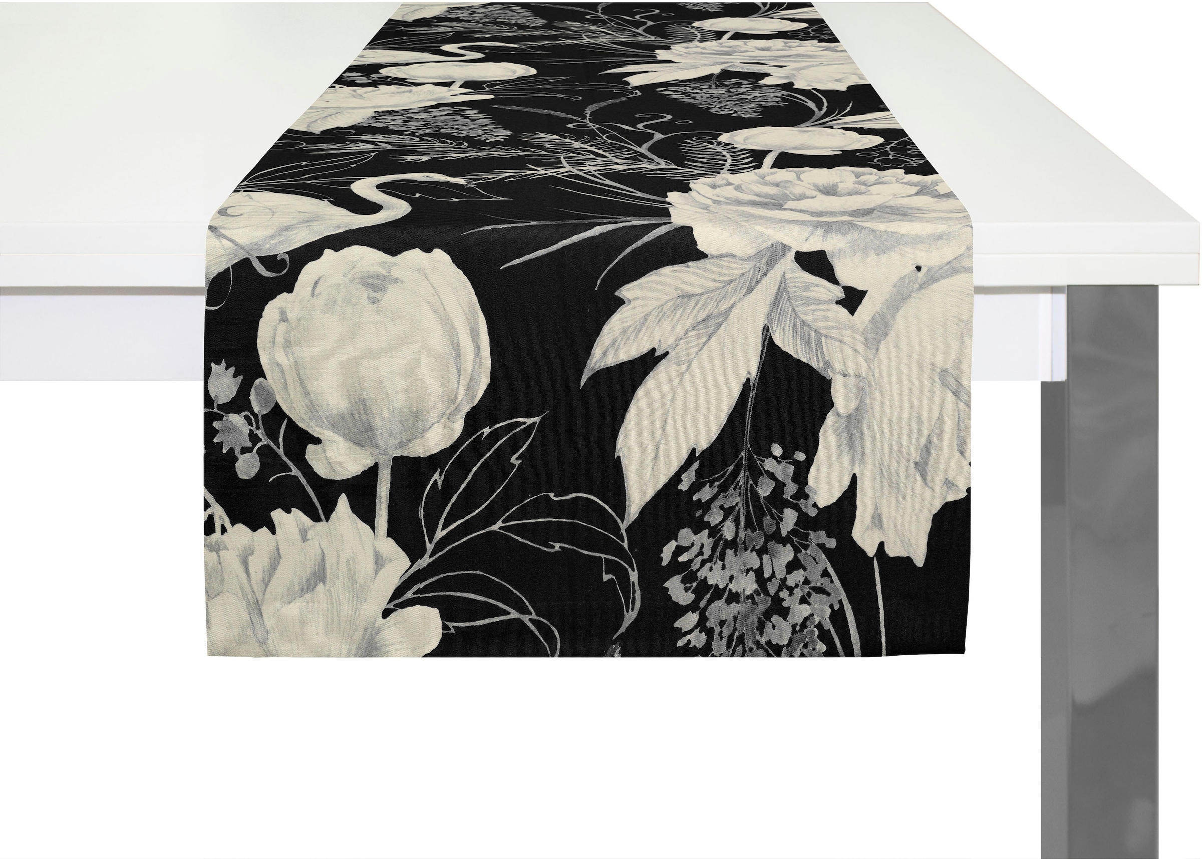Image of Adam Tischläufer "Eden" GOTS organic,zertifiziert durch CERES 0242Made in Germany
