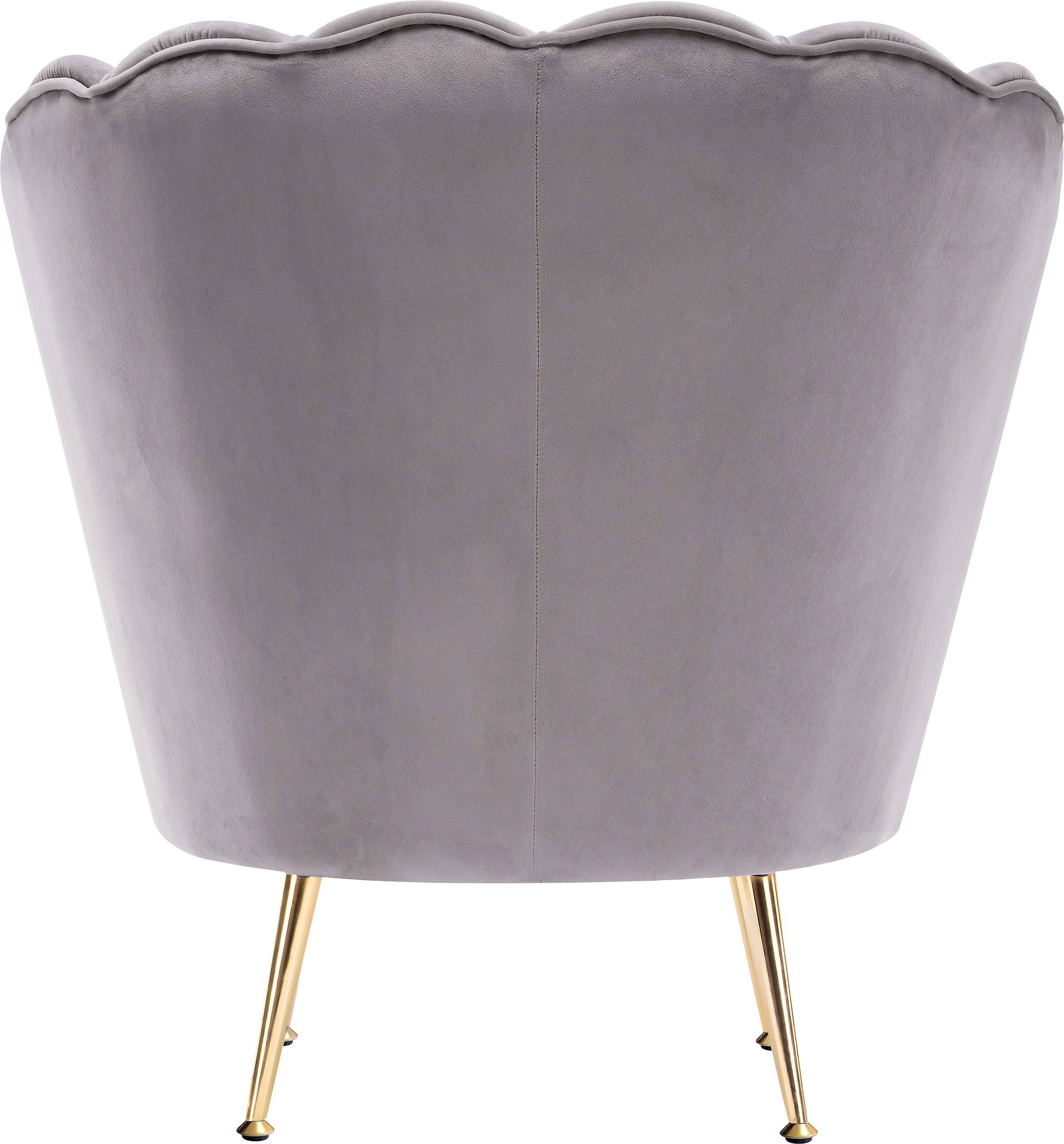 Kayoom Sessel »Sofa Barbara 125, hochwertiger Velvet-Stoff mit samtweicher Haptik«, (1 St.), Angesagtes 1-Sitzer-Sofa, Mini Sofa, Möbelfüsse höhenverstellbar
