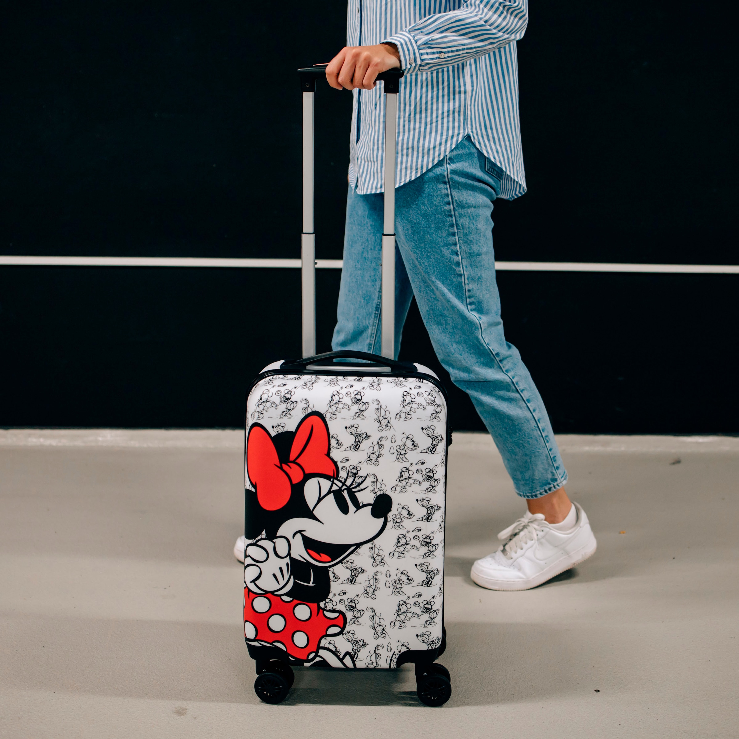 UNDERCOVER Valise pour enfants »Minnie Maus, 59 cm« 35 litre 4 Rollen mit TSA-Zahlenschloss