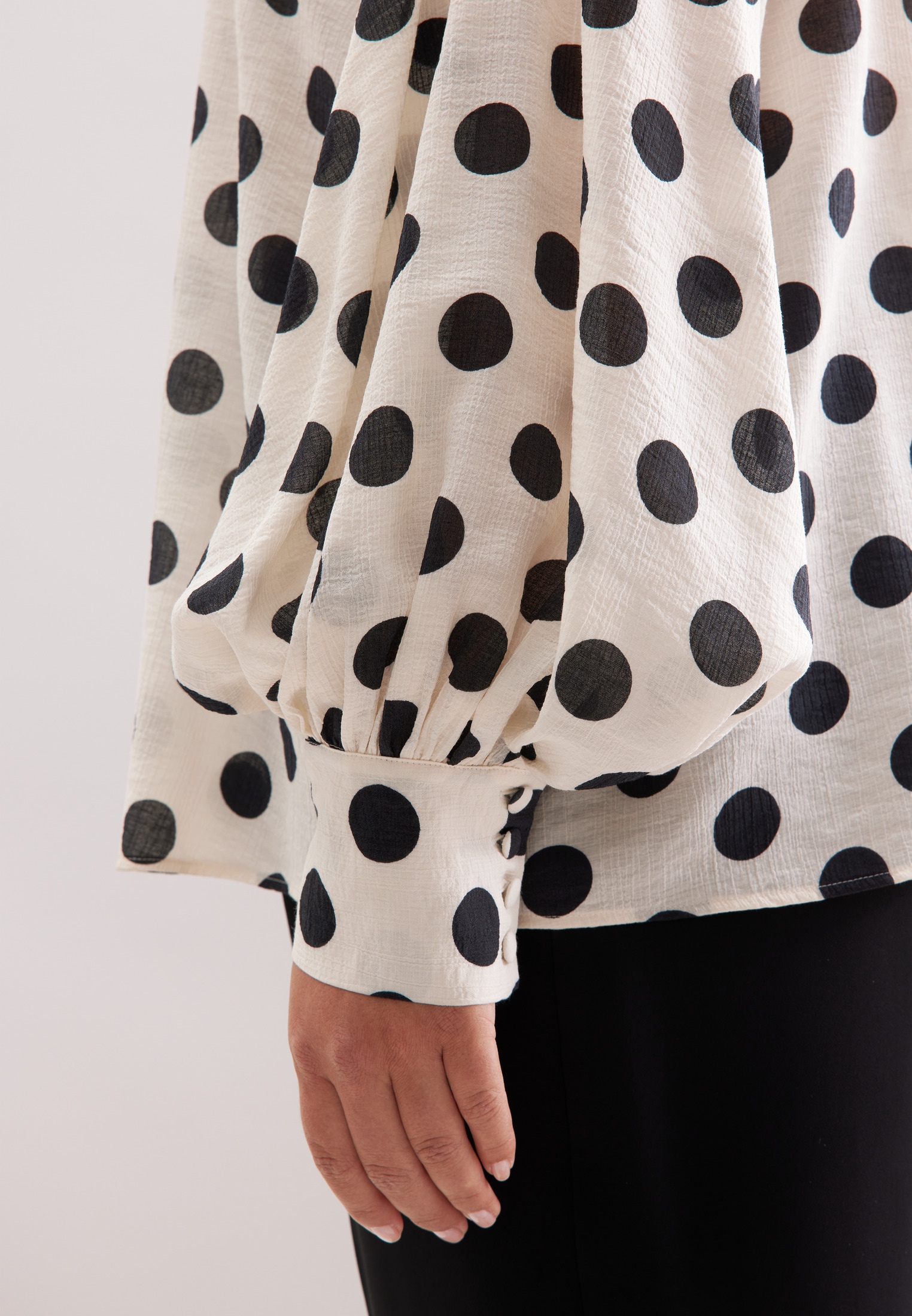 seidensticker Chemisier à volants »Schwarze Rose« 1/1 Druck