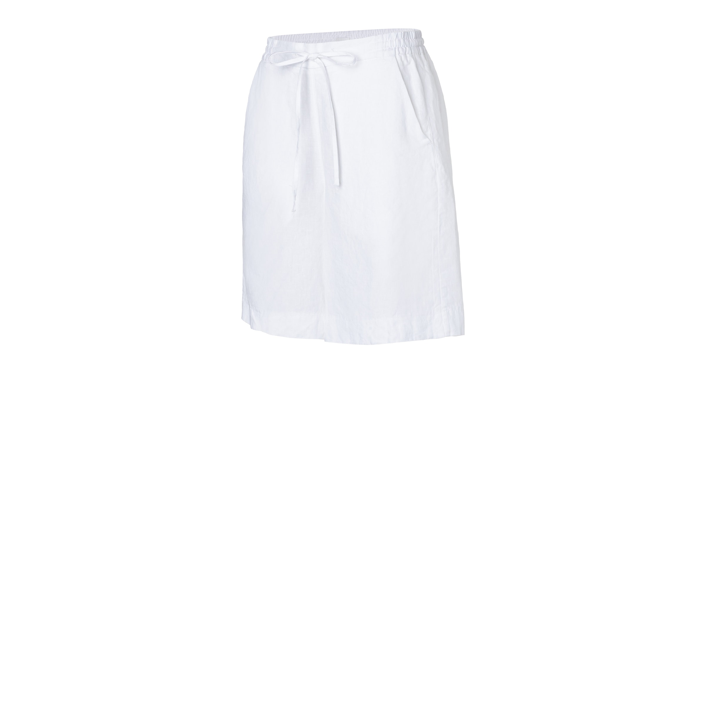 MAC Pantalon en lin »SANNY«  shorts, bermudas avec ceinture élastique et cordon de serrage