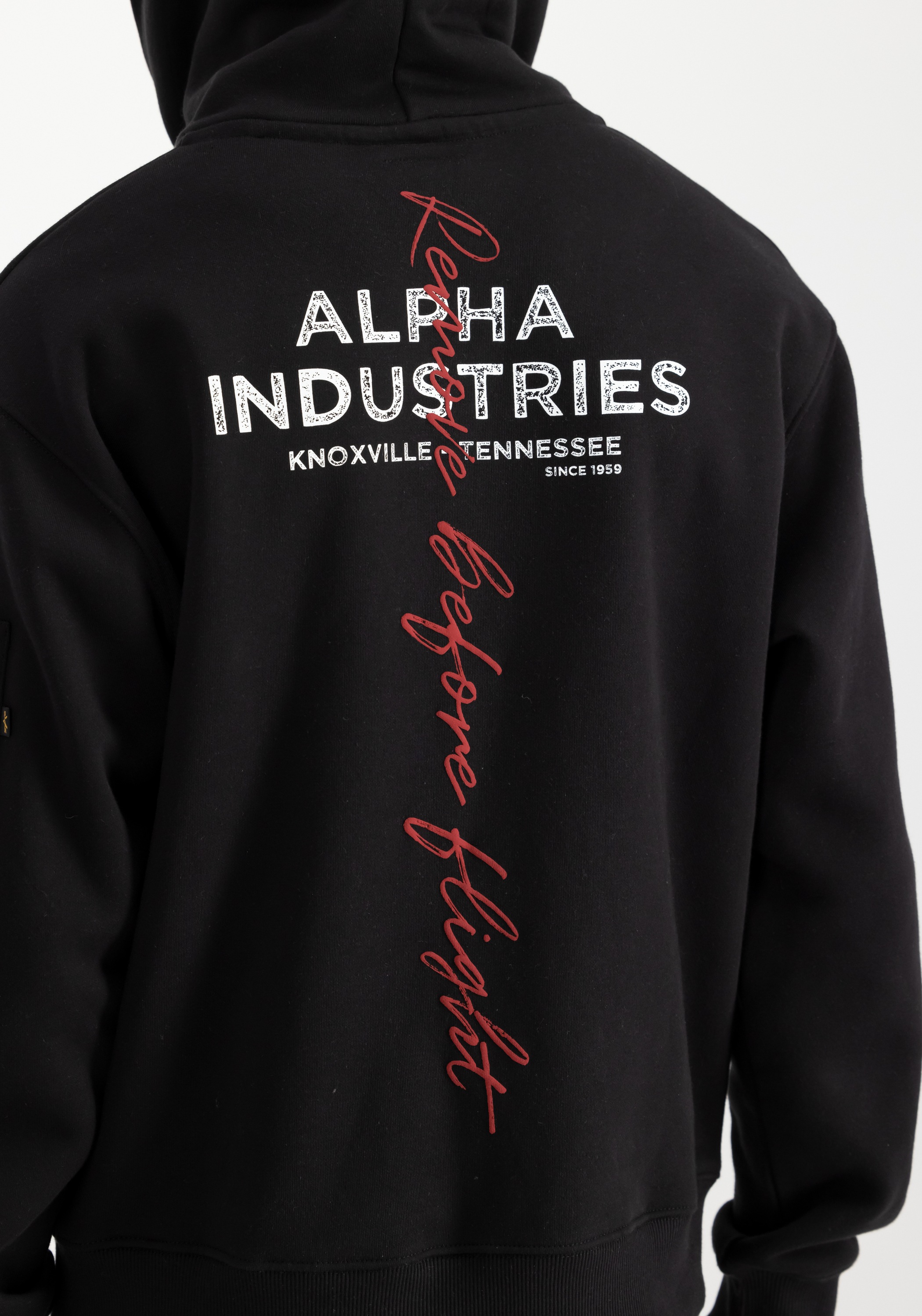 Alpha Industries Hoodie »Alpha Industries Men - Hoodies Signature Backprint Hoodie«