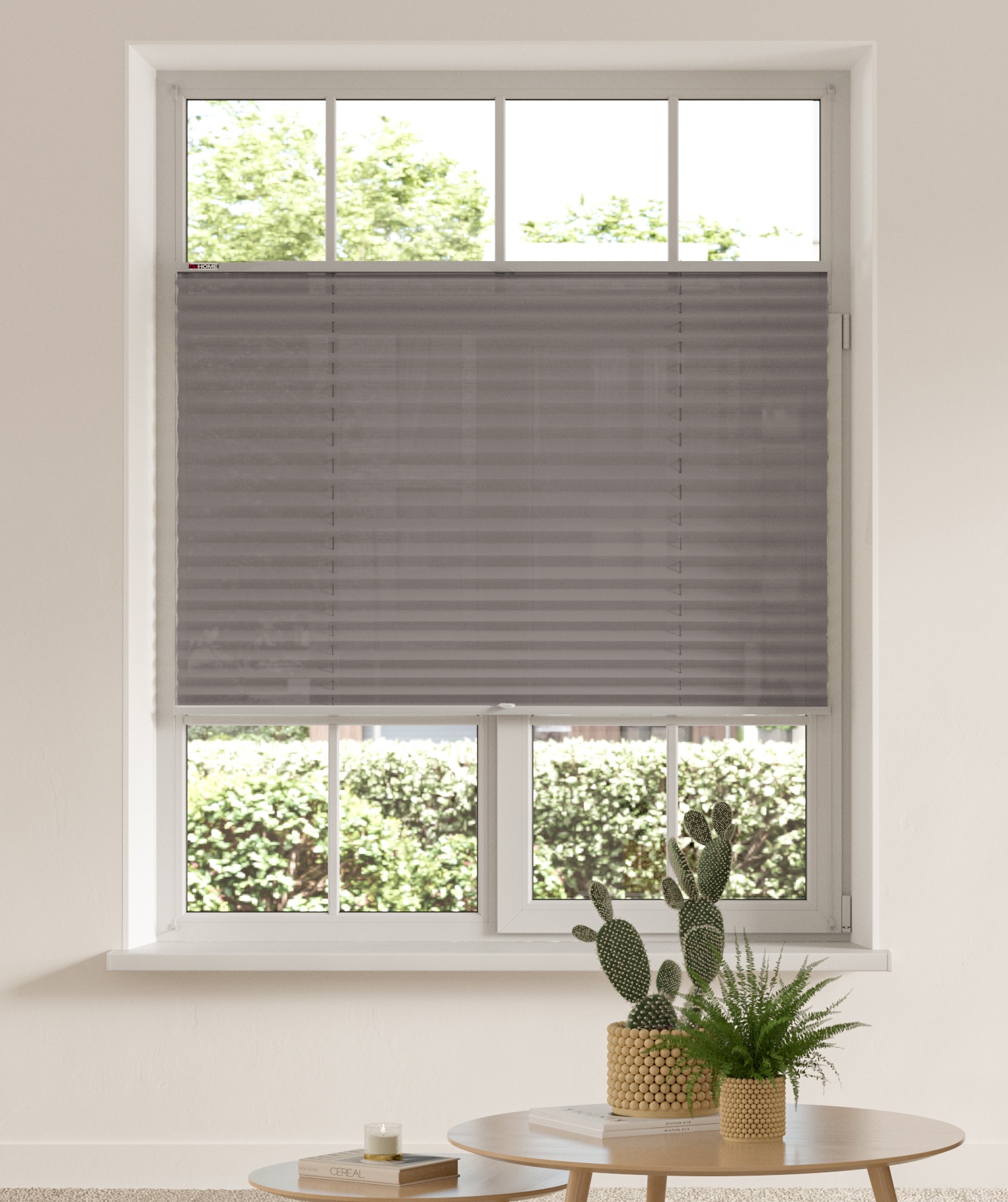 Image of GOODproduct Plissee "LAHOLM" Lichtschutz ohne Bohren verspannt Fixmass, Bestseller mit über 3500 4,5-Sterne-Bewertungen, Klemmträger