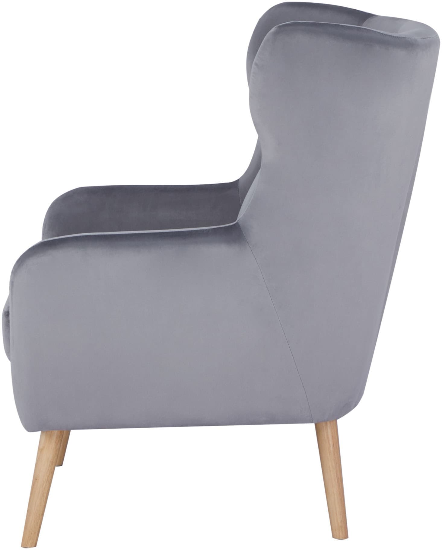 Home affaire Ohrensessel »Yamuna«, mit Sitzpolsterung, Gestell und Füsse aus Massivholz, Sitzhöhe 47 cm