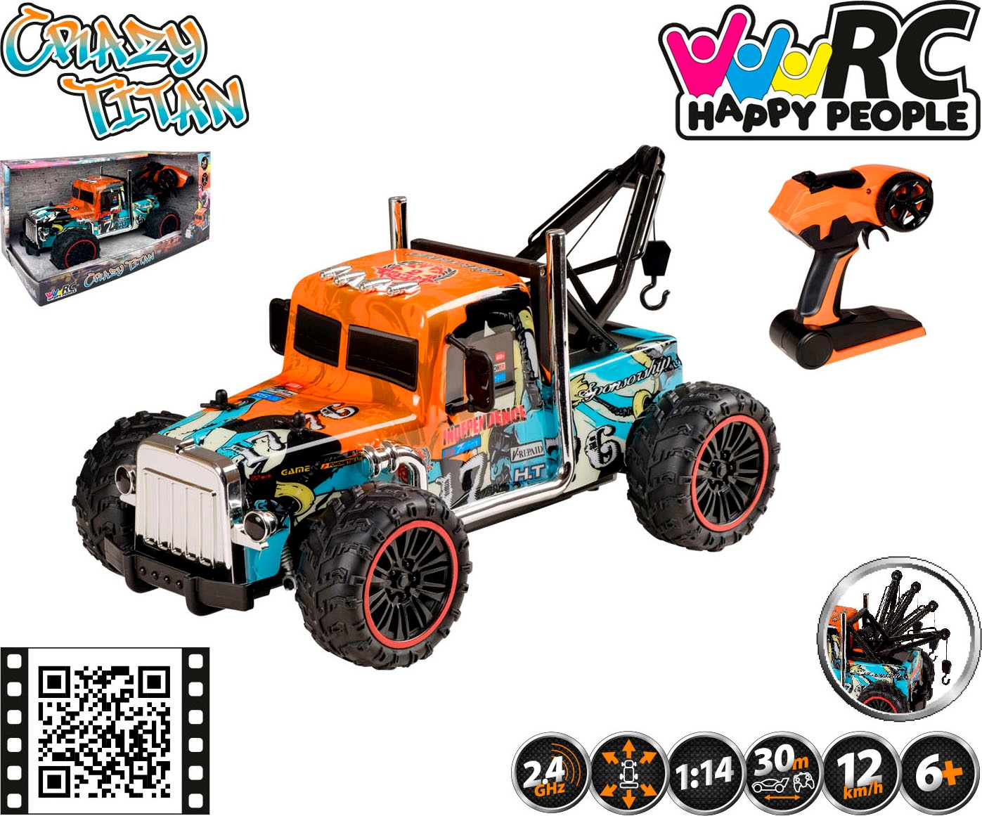 Happy People RC-Truck »Crazy Titan«