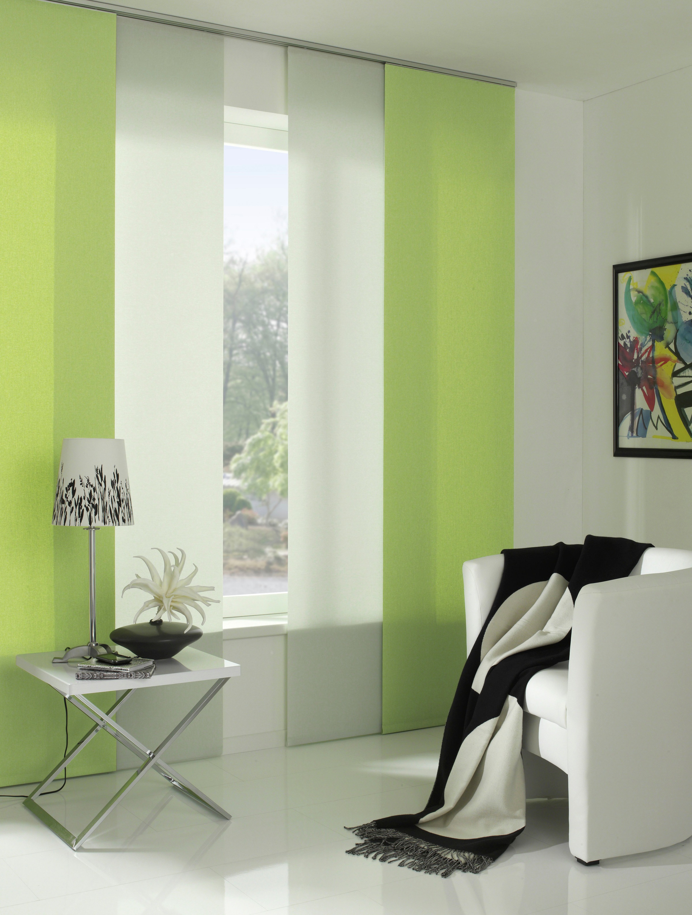 Image of GARDINIA Schiebegardine »Flächenvorhang Stoff Digitaldruck Entry«, (1 St.) bei Ackermann Versand Schweiz