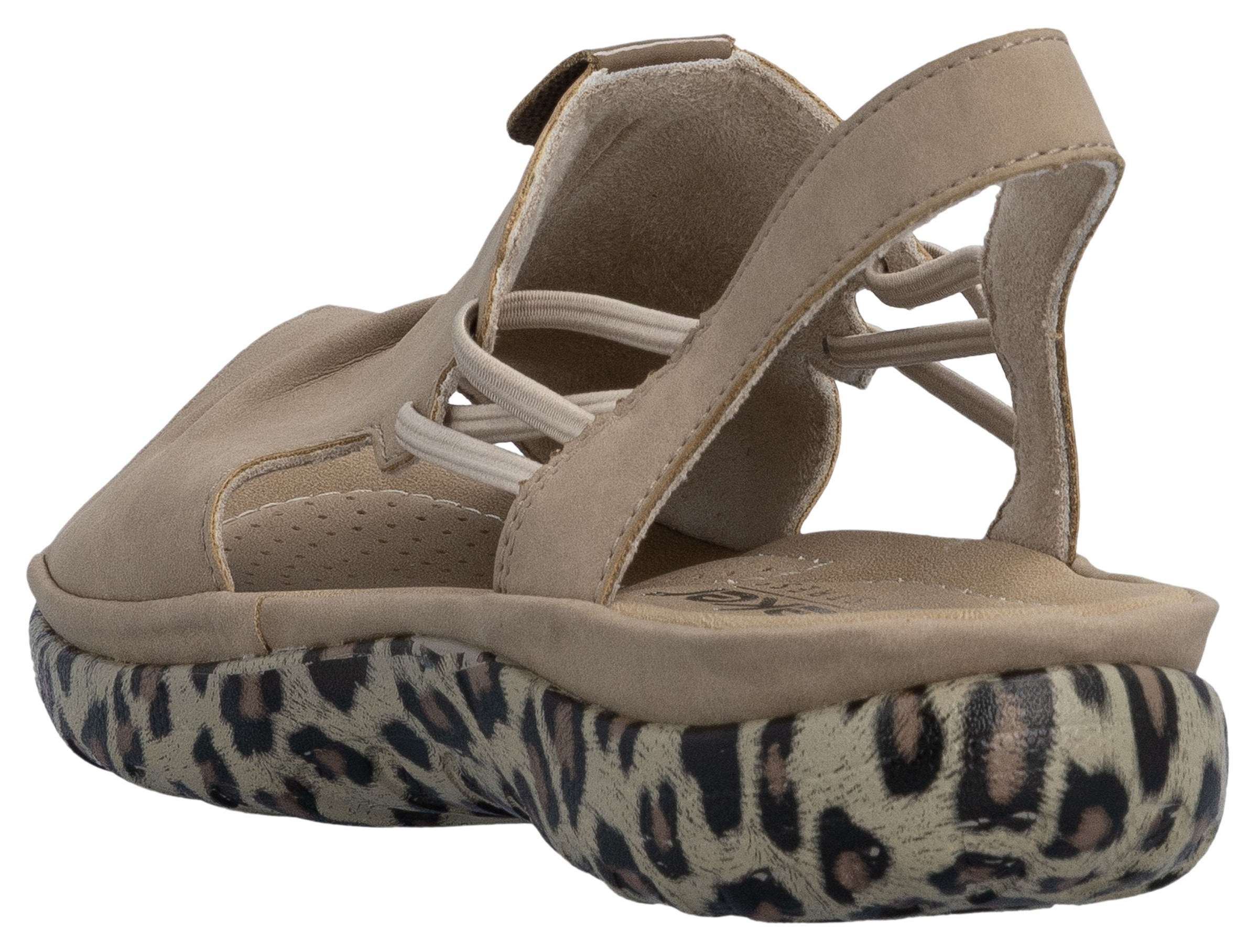 Rieker Sandale  Chaussure d'été, chaussure de vacances, chaussure à enfiler avec élastiques latéraux
