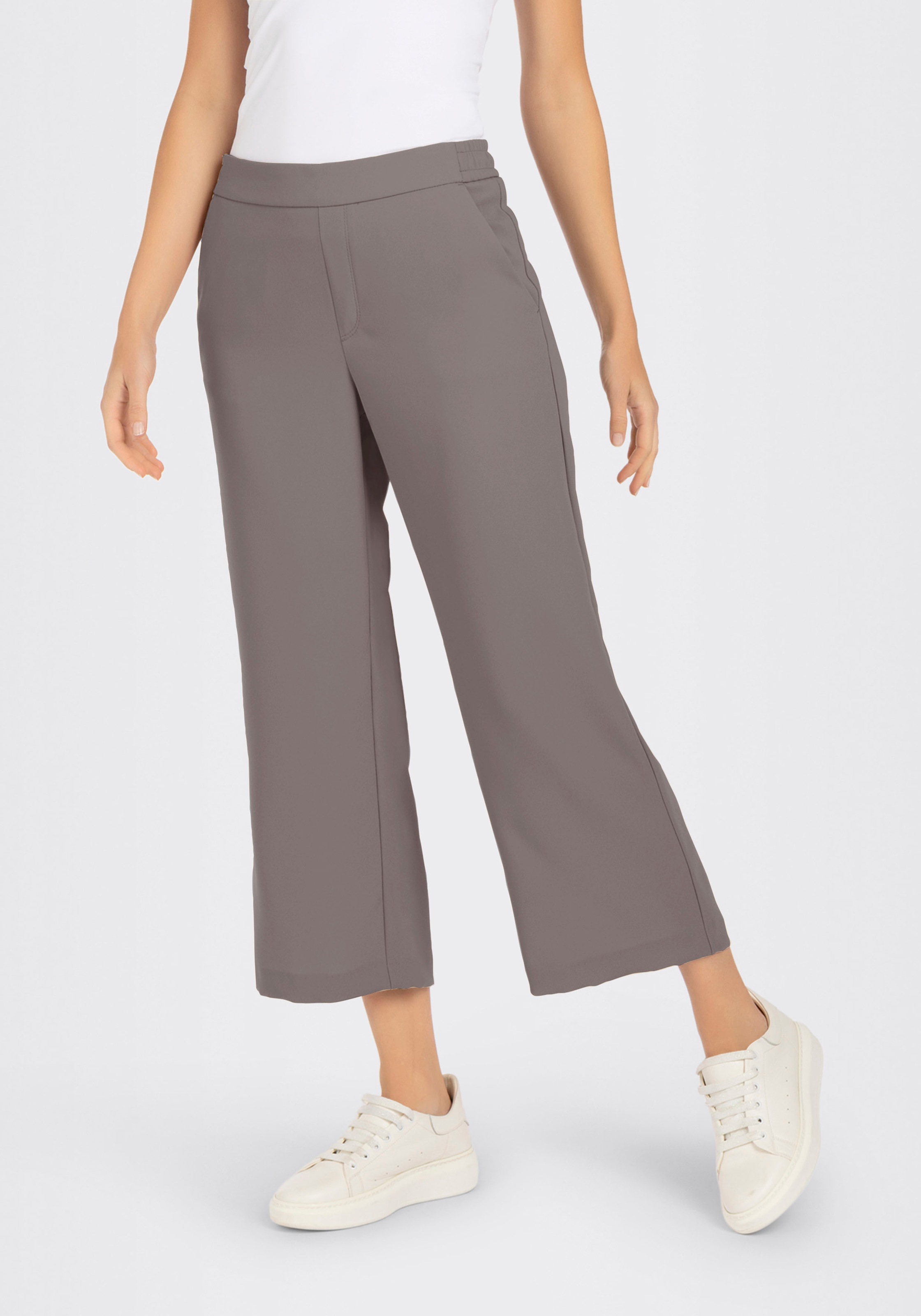 MAC 7/8-Hose »CHIARA cropped«, Modern und weit geschnitten