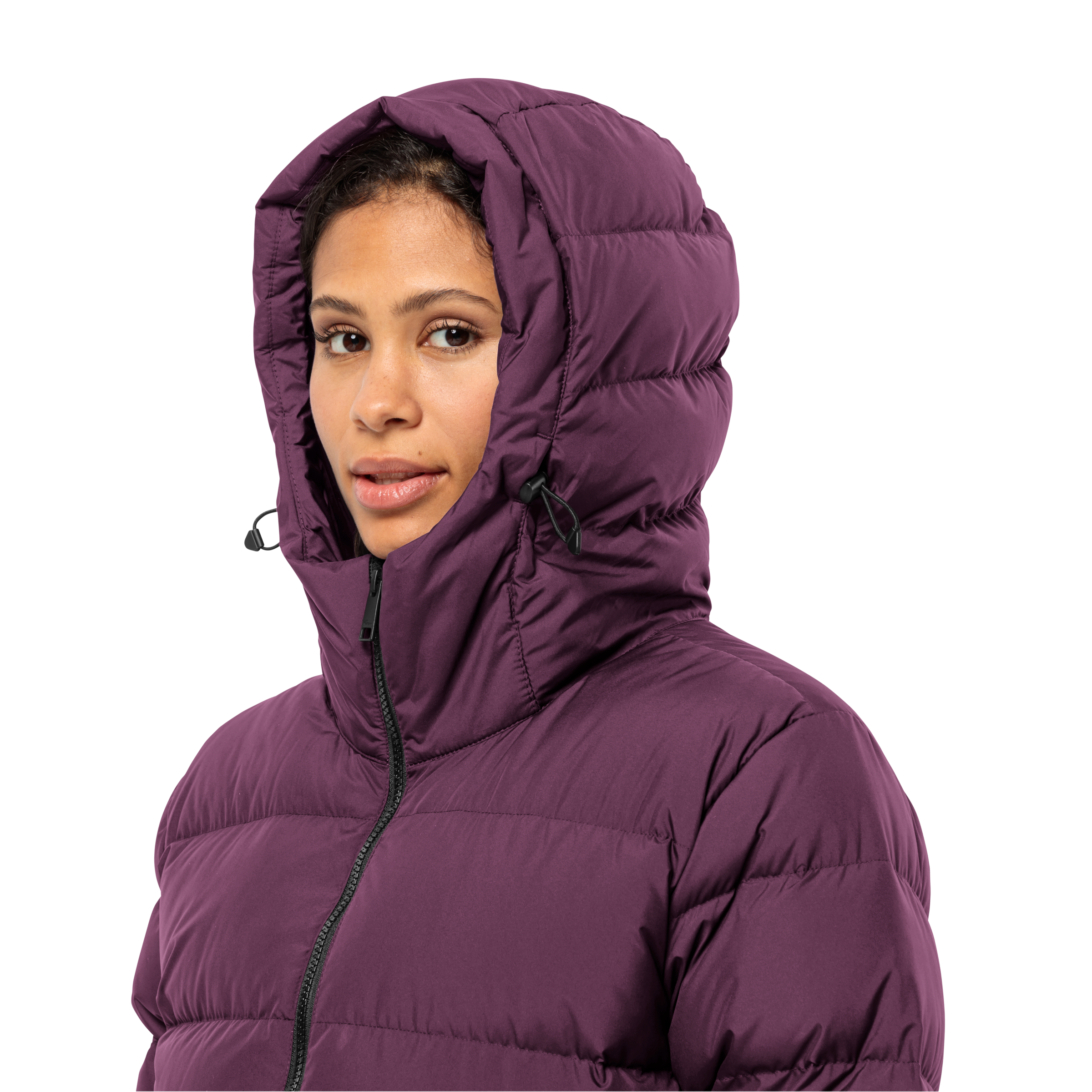 Jack Wolfskin Daunenmantel »FROZEN PALACE COAT W«, mit Kapuze