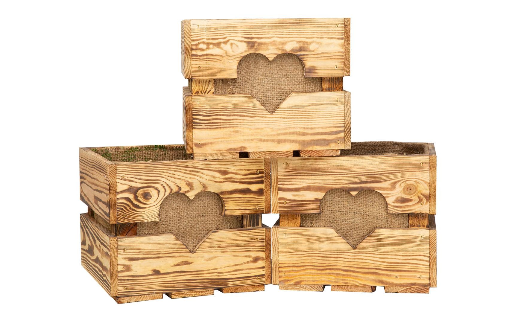 Holz Zollhaus Holzkiste »Holz Zollhaus Holzharasse«