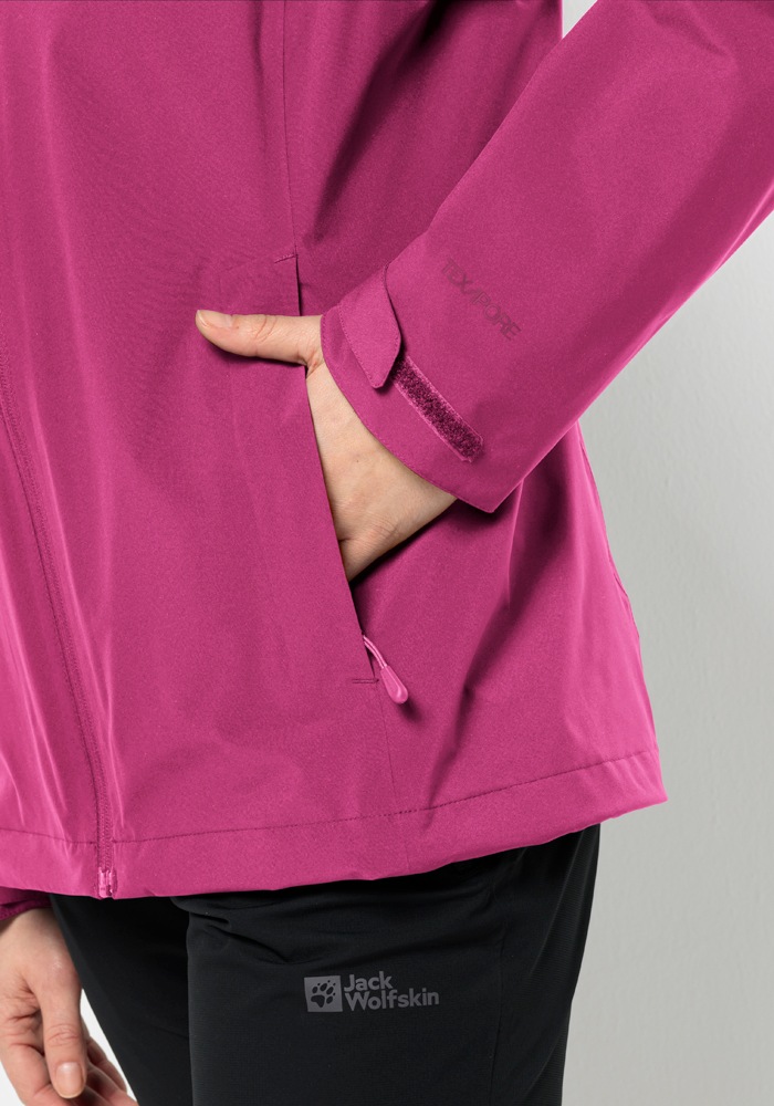 Jack Wolfskin Funktionsjacke »ROBURY 2L JKT W«, mit Kapuze