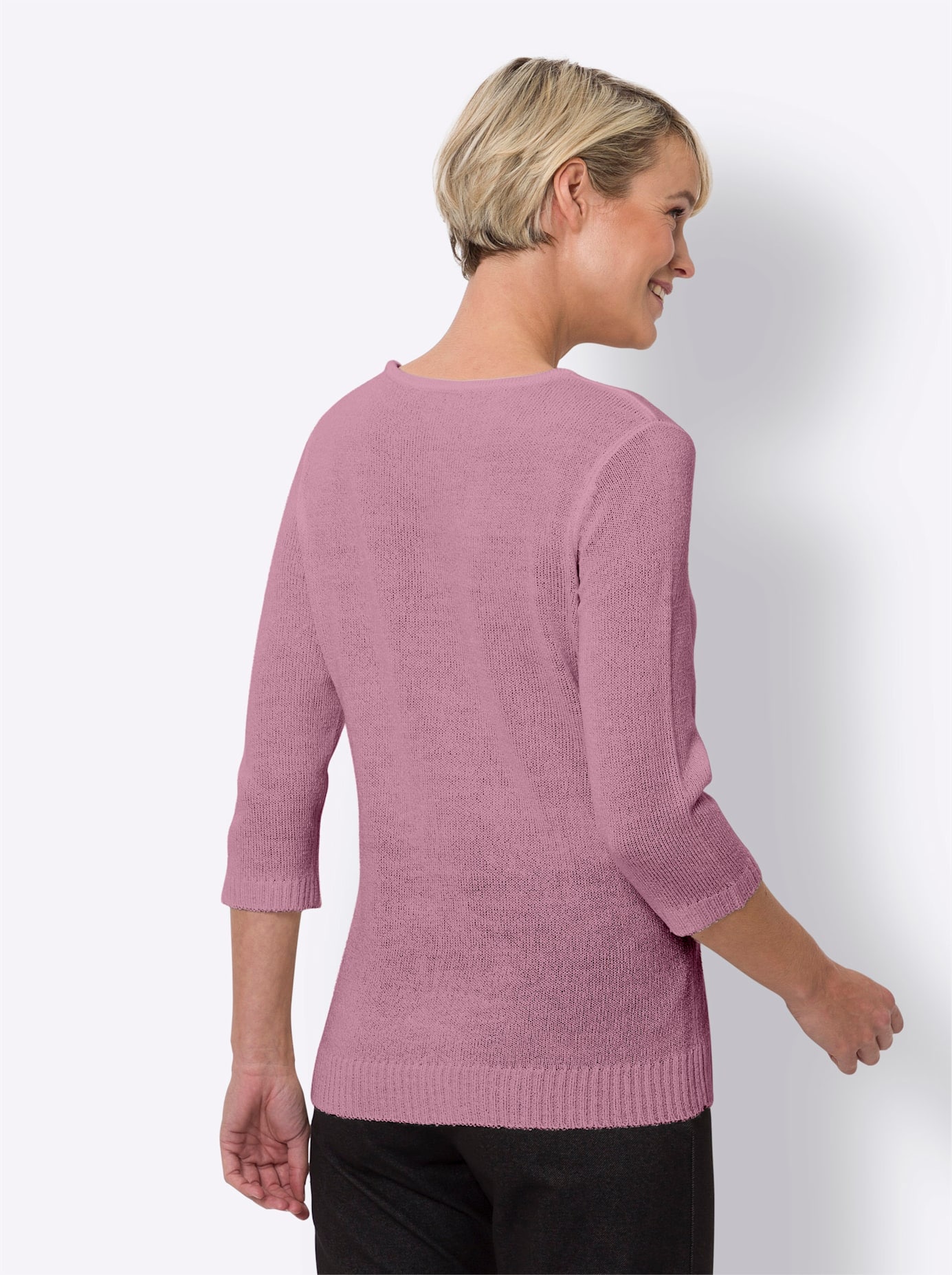 Classic Basics 3/4 Arm-Pullover »Rundhals-Pullover«