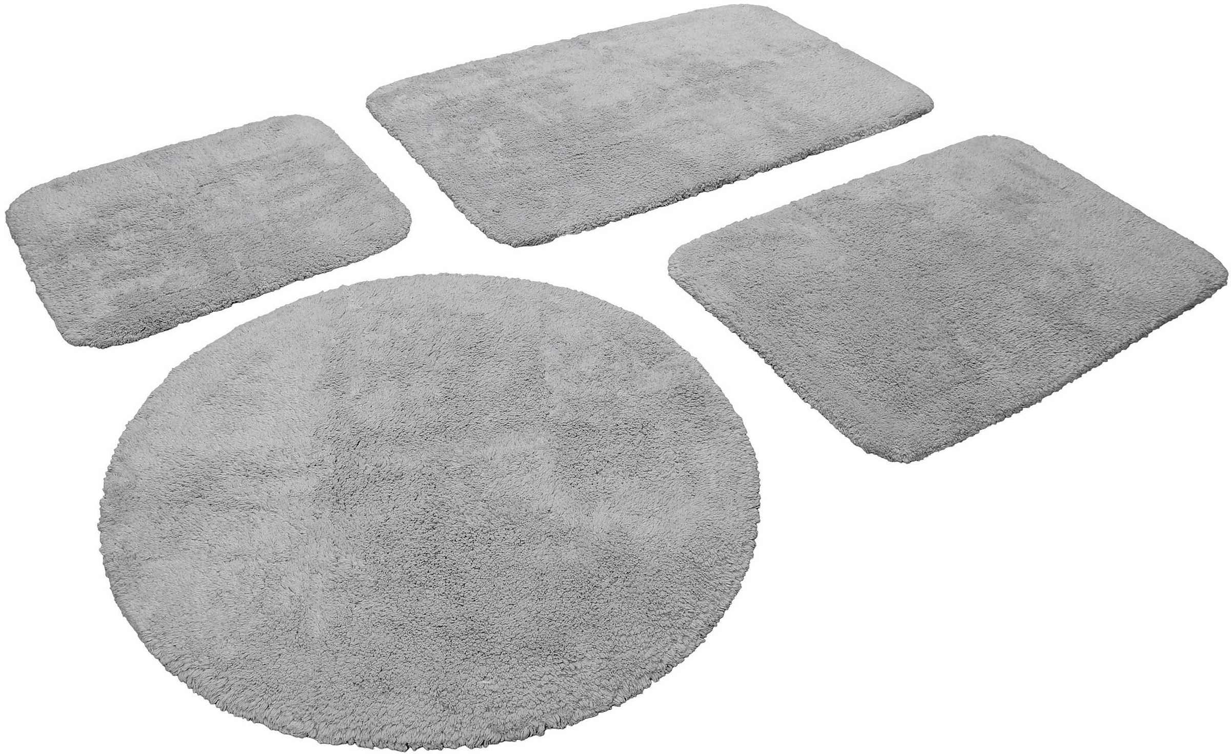 Wecon home Basics Badematte »Ole WB-2721«, fussbodenheizungsgeeignet, 100% Baumwollflor, waschbar, einfarbig, Badezimmerteppich