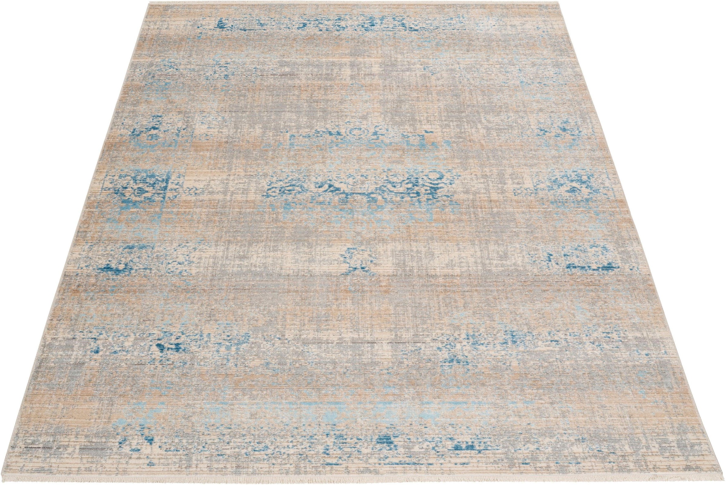 Image of Leonique Orientteppich »Selena«, rechteckig, 5 mm Höhe, Vintage-Optik, Kurzflor, Teppich mit Fransen, ideale Teppiche für Wohnzimmer, Schlafzimmer, Esszimmer bei Ackermann Versand Schweiz