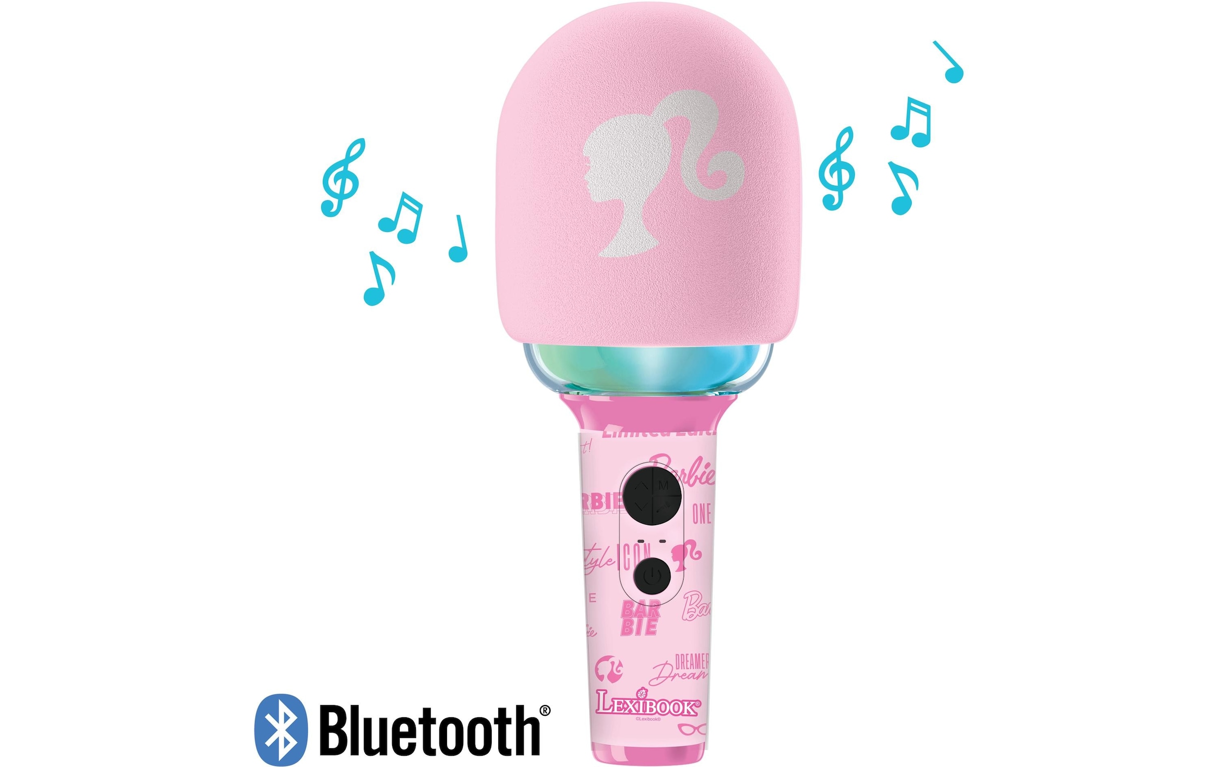 Lexibook® Mikrofon »Karaoke Bluetooth-/Wireless-Mikrofon Barbie«