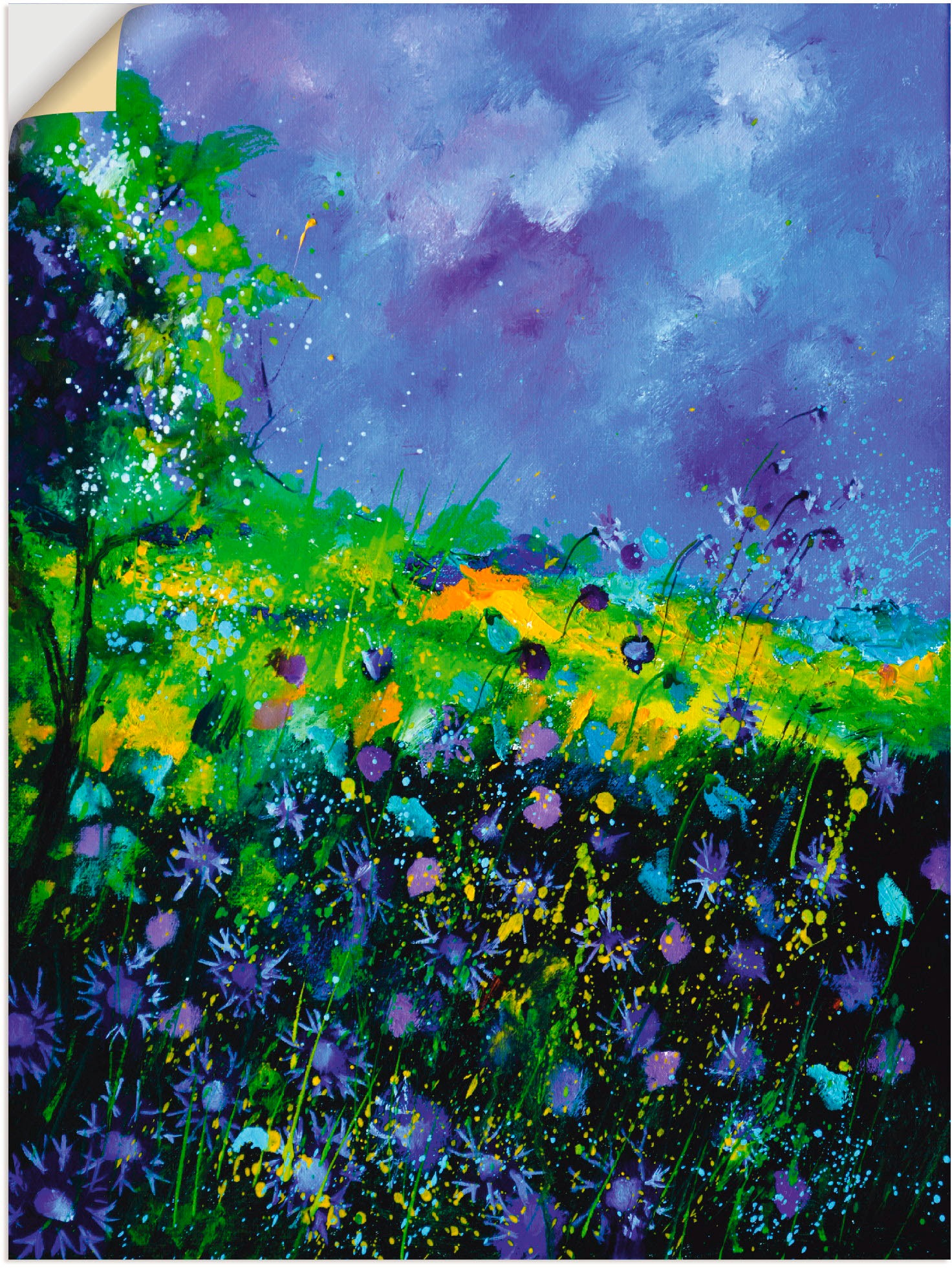 Image of Artland Wandbild »Wilde Blumen«, Blumenwiese, (1 St.), in vielen Grössen & Produktarten - Alubild / Outdoorbild für den Aussenbereich, Leinwandbild, Poster, Wandaufkleber / Wandtattoo auch für Badezimmer geeignet bei Ackermann Versand Schweiz