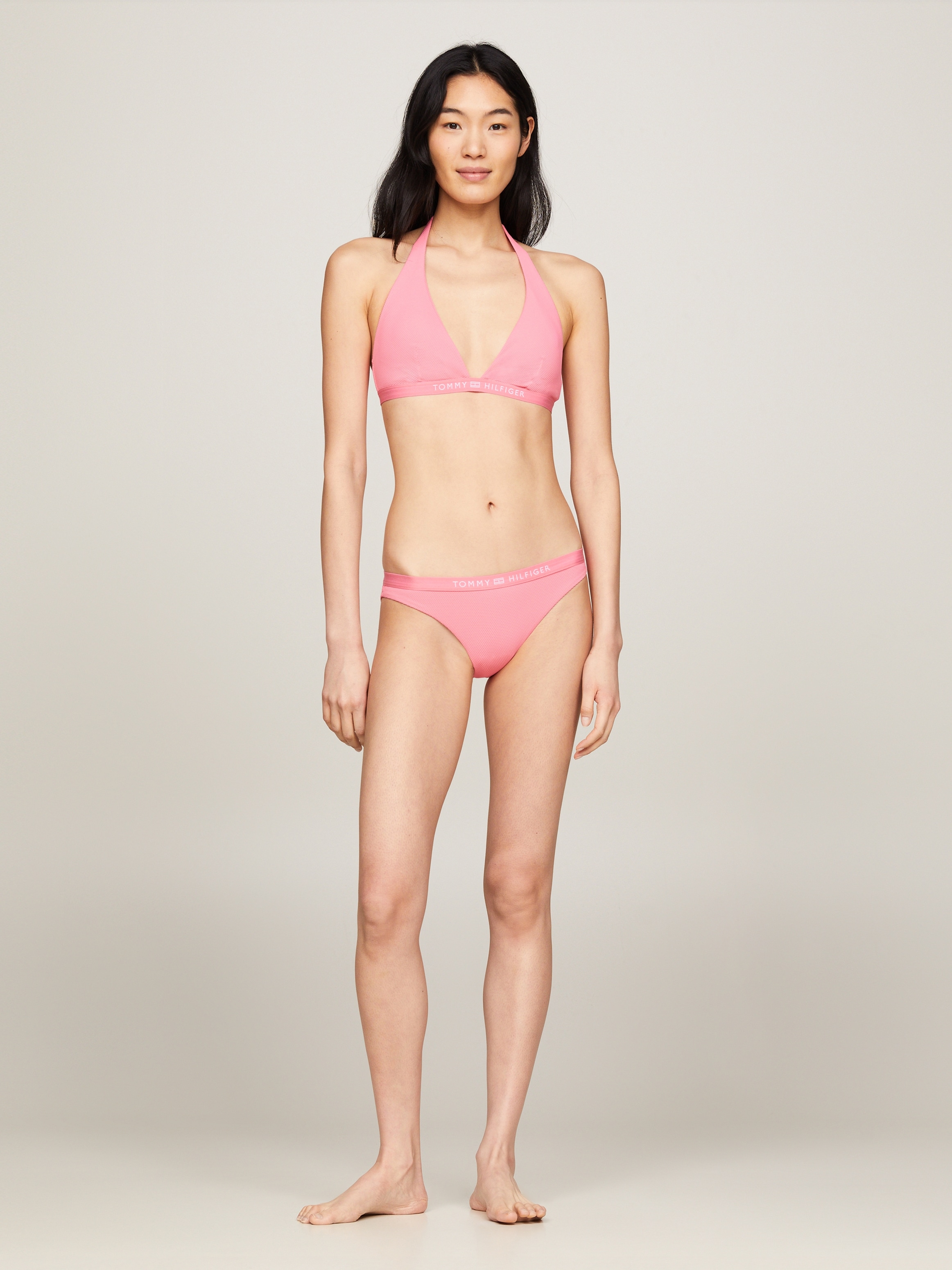 Tommy Hilfiger Swimwear Triangel-Bikini-Top »TRIANGLE FIXED RP«, mit Logoschriftzug