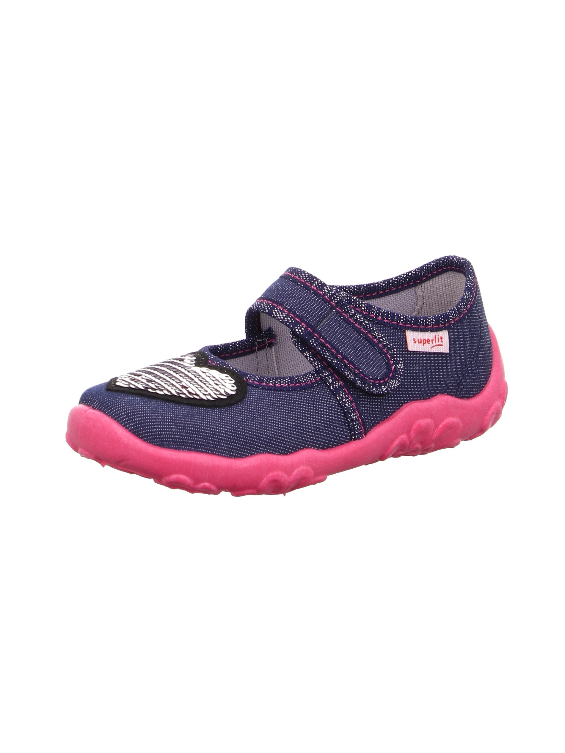 Image of Superfit Hausschuh "BONNY, WMS: mittel" Halbschuh mit Klettverschluss, Grössenschablone zum Download