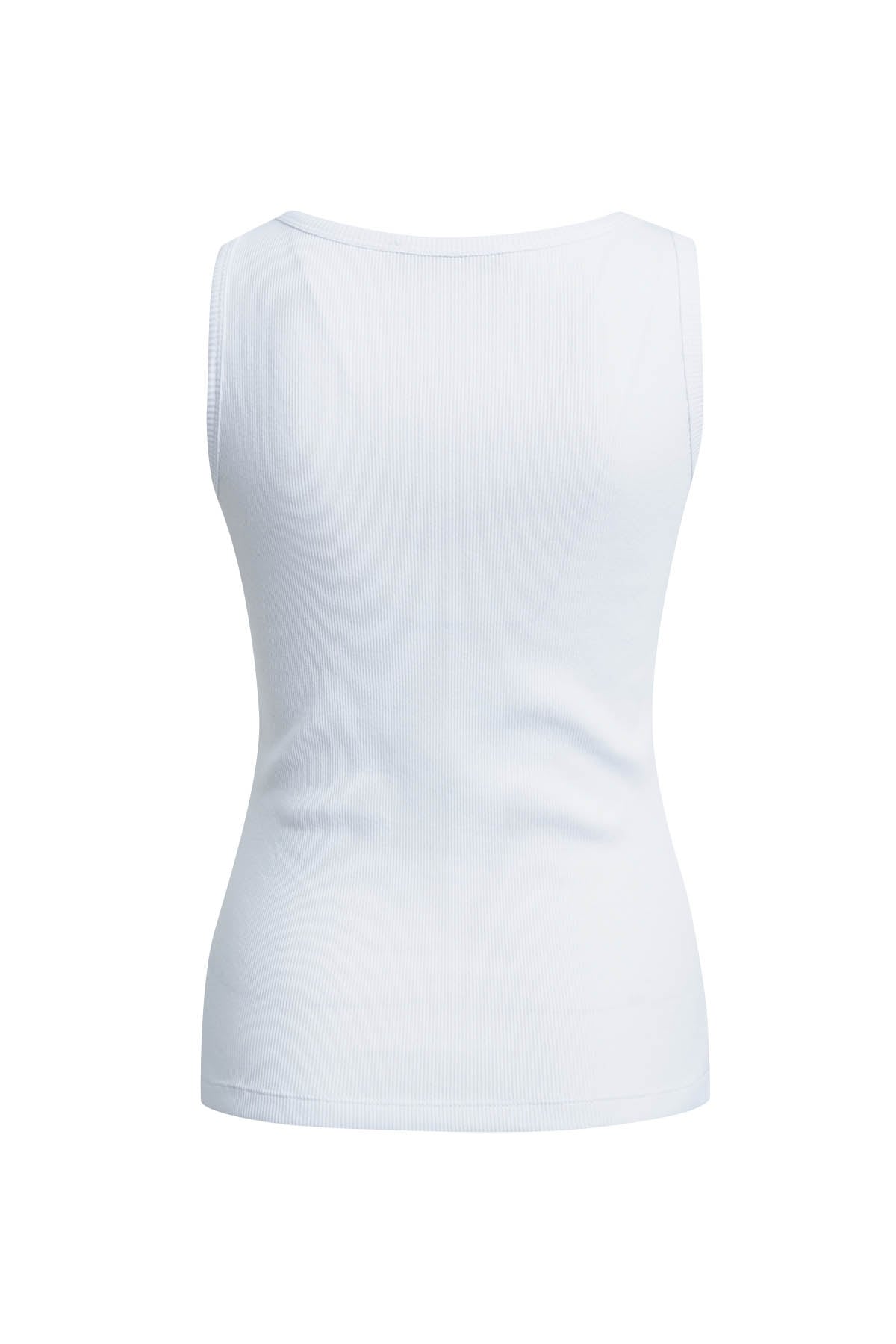 Smith & Soul Ripptanktop mit Label-Aufnäher, figurbetont