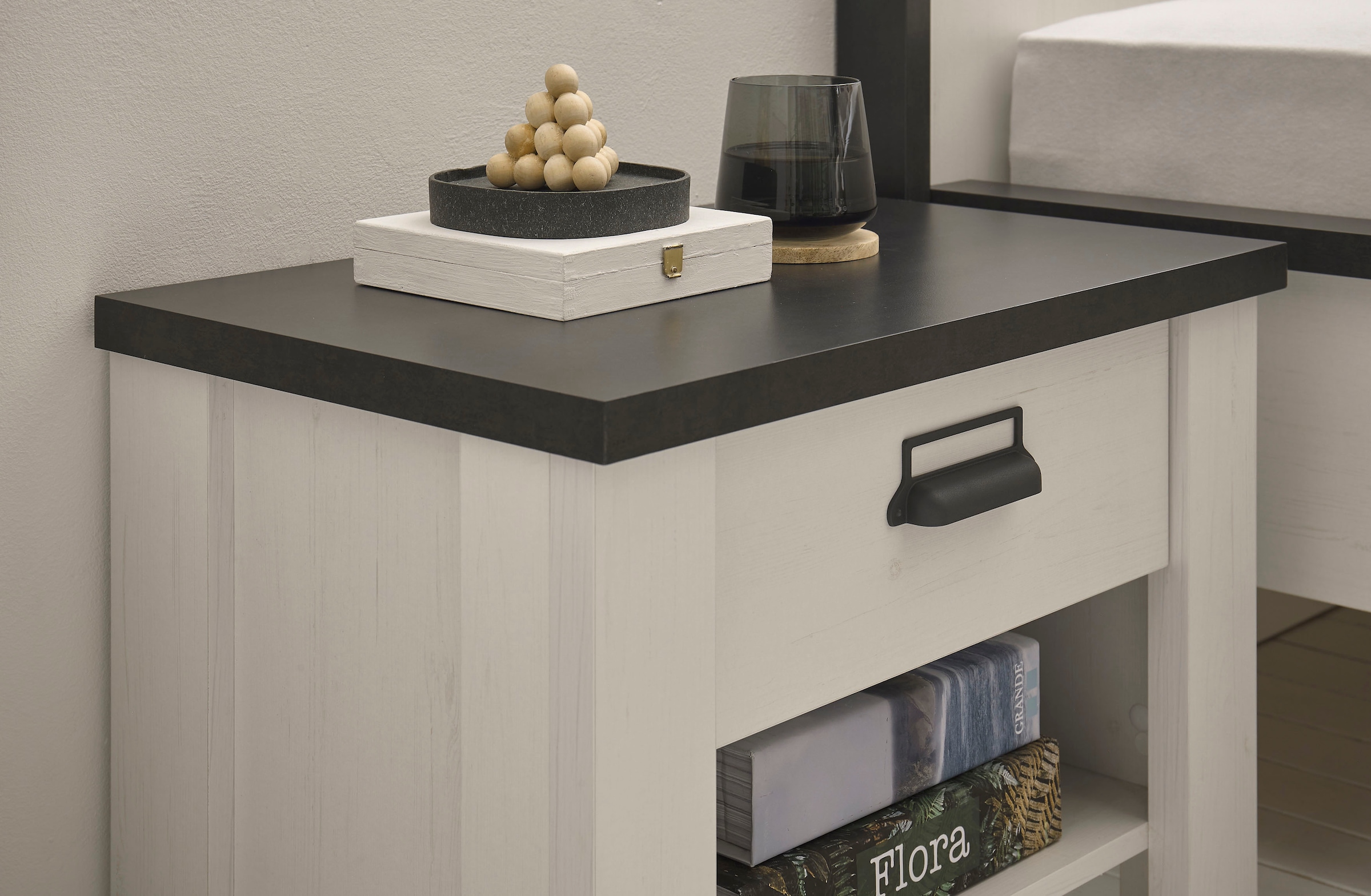 Home affaire Schlafzimmer-Set »SHERWOOD« 6 Stk. tlg. Liegefläche 180x200cm, Schrank 3-trg. 201cm breit