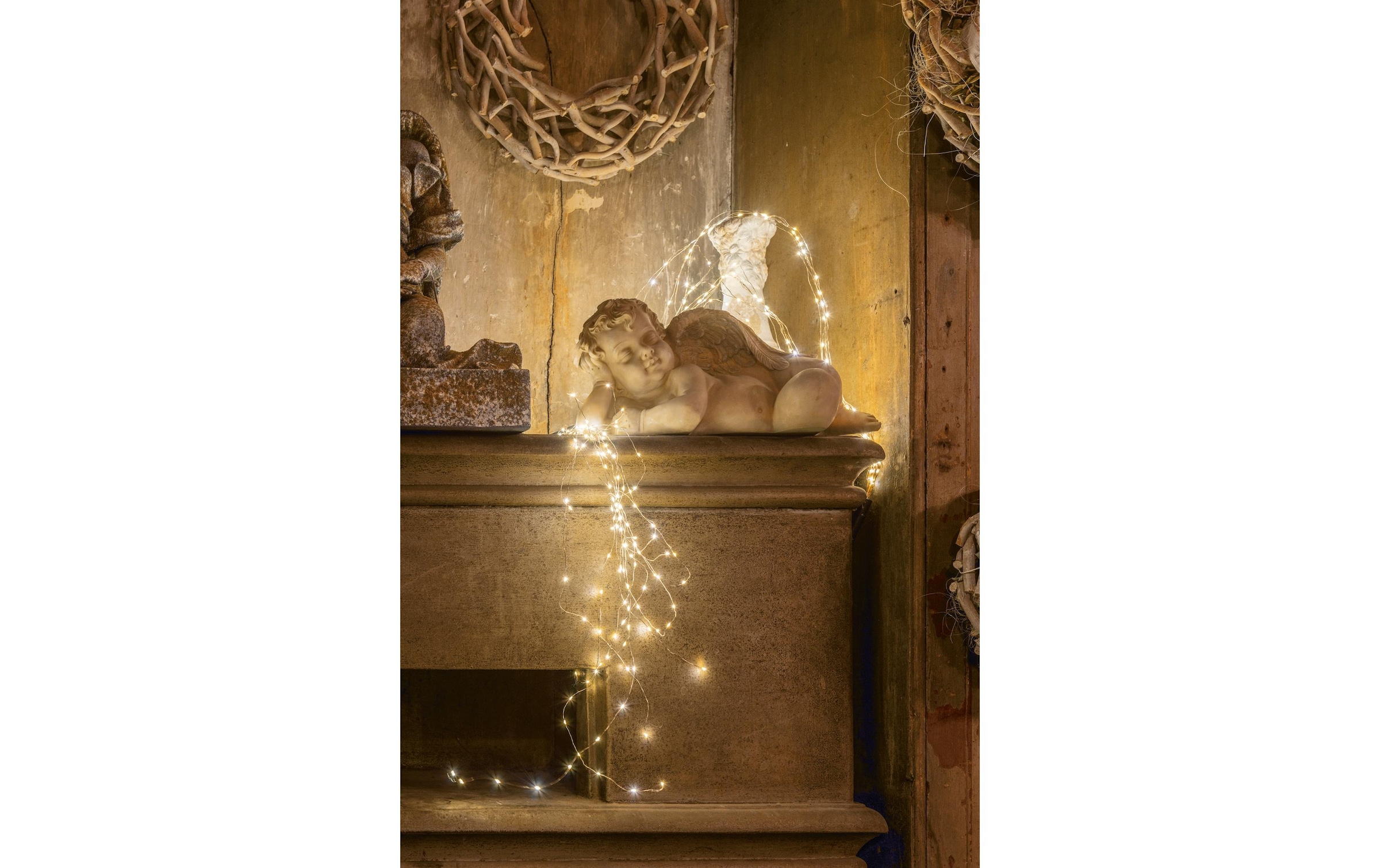 STT Guirlande lumineuse LED »Lichterkette Angel Hair Bouquet 1 m 60«