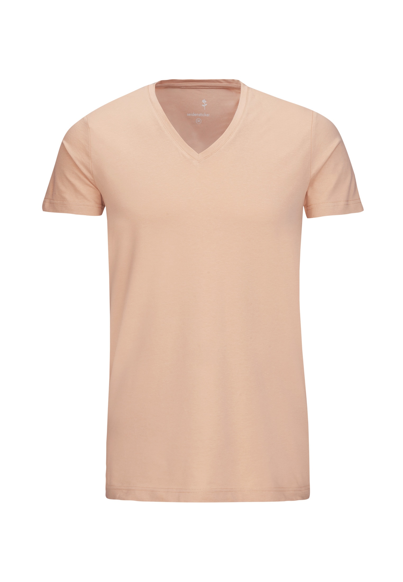 seidensticker T-shirt »Schwarze Rose« demi-col en V uni