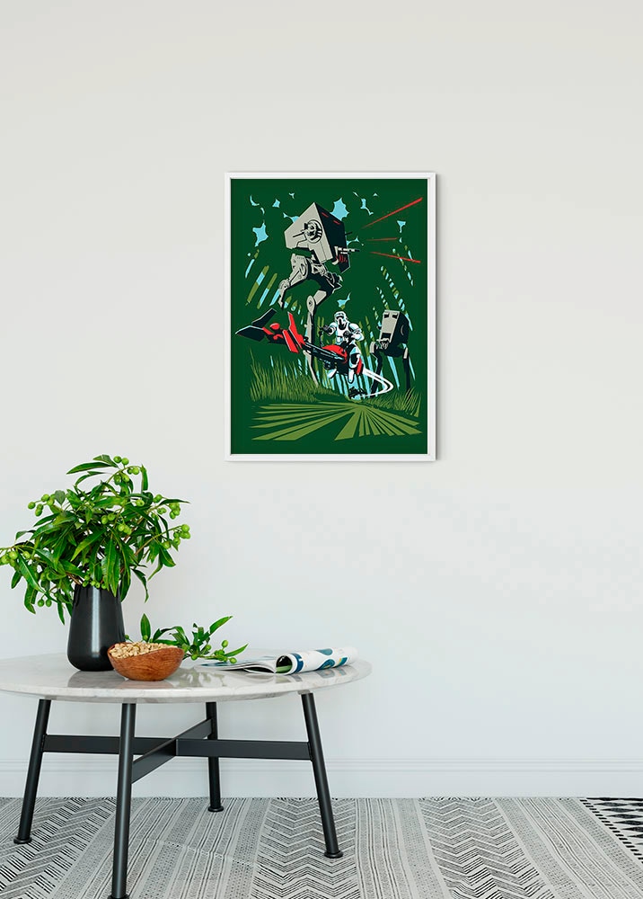 Komar Bild »Star Wars Classic Vector Endor«, Star Wars, (1 St.), Wandbild zur Dekoration im Kinderzimmer - ohne Rahmen