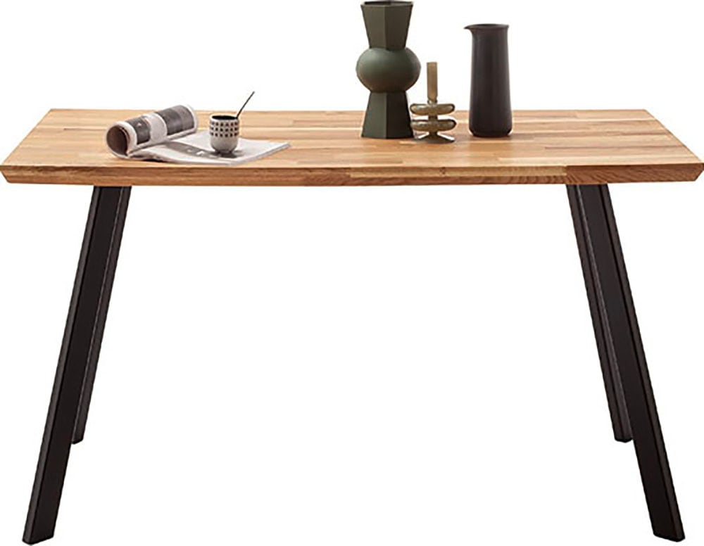 Image of MCA living Esstisch "Zeballos" Holztisch, OTTOs Choice, 1 Stk. tlg. Tischplatte aus Zerreiche, Schweizer Kante, belastbar bis 100 Kg