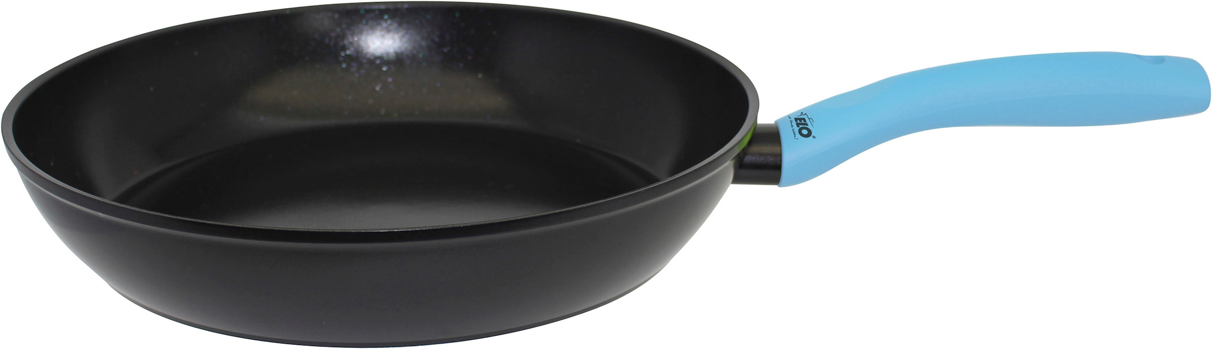 Elo Basic Schmorpfanne »Colorio mit farbigem Protektor« Aluminium Set, Pfanne inkl. Pfannenschoner, 2 tlg. Soft-Touch-Griff mit Flammenschutz
