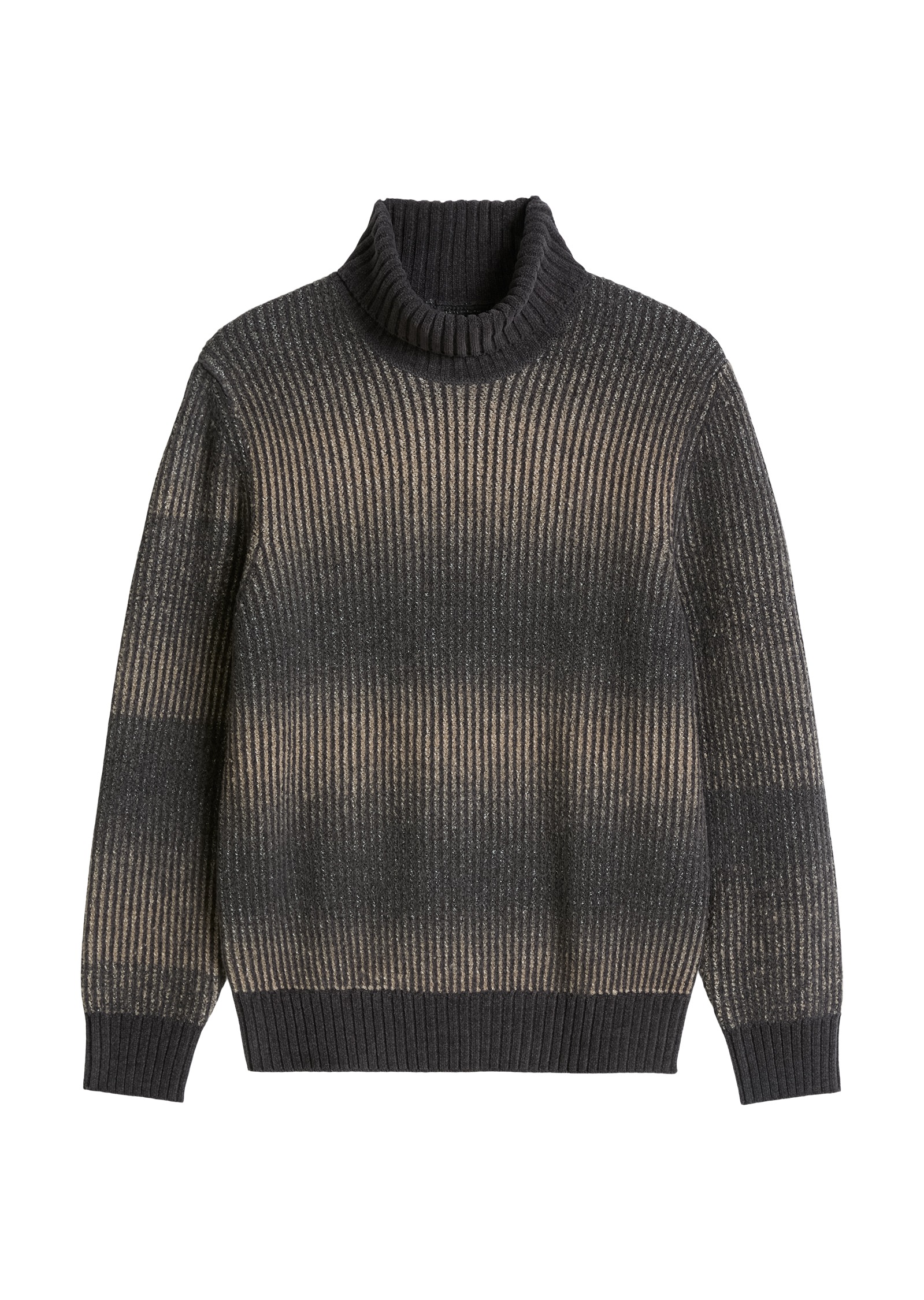 Marc O'Polo Pull à col roulé regular en mélange doux de coton bio et de laine vierge